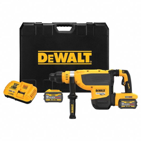 DEWALT Cordless Rotary Hammer Kit D Handle 60 V SDS Max 2 in max 9.0 Ah 9.8 ft lb 2 705 bpm