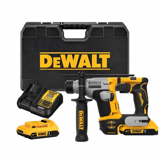 DEWALT, L-Shape, 20V DC, Cordless Rotary Hammer Kit 783RW9