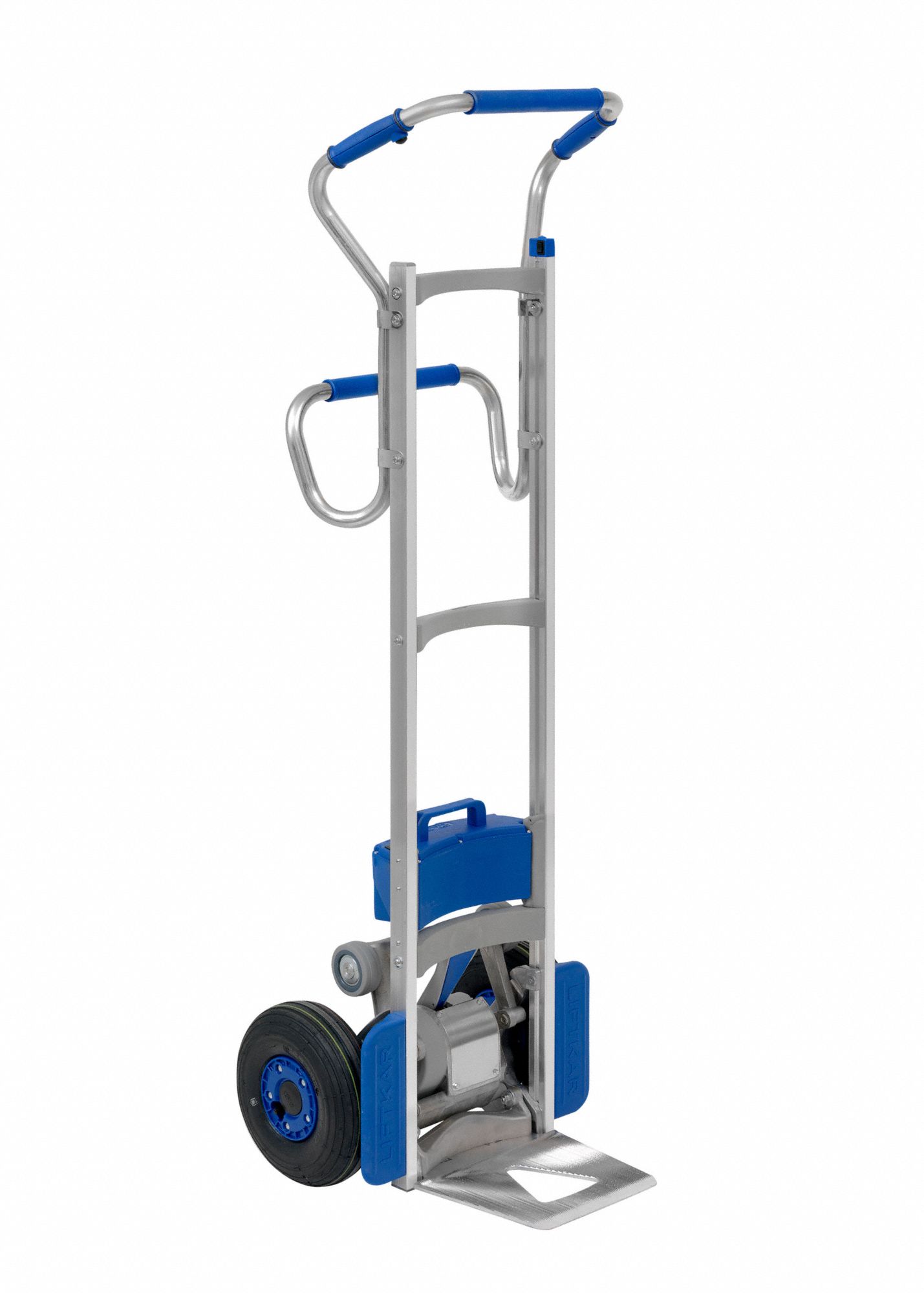 Stair Climbing Hand Truck: 240 lb Load Capacity, 16.5 in x 13.4 in, Pneumatic