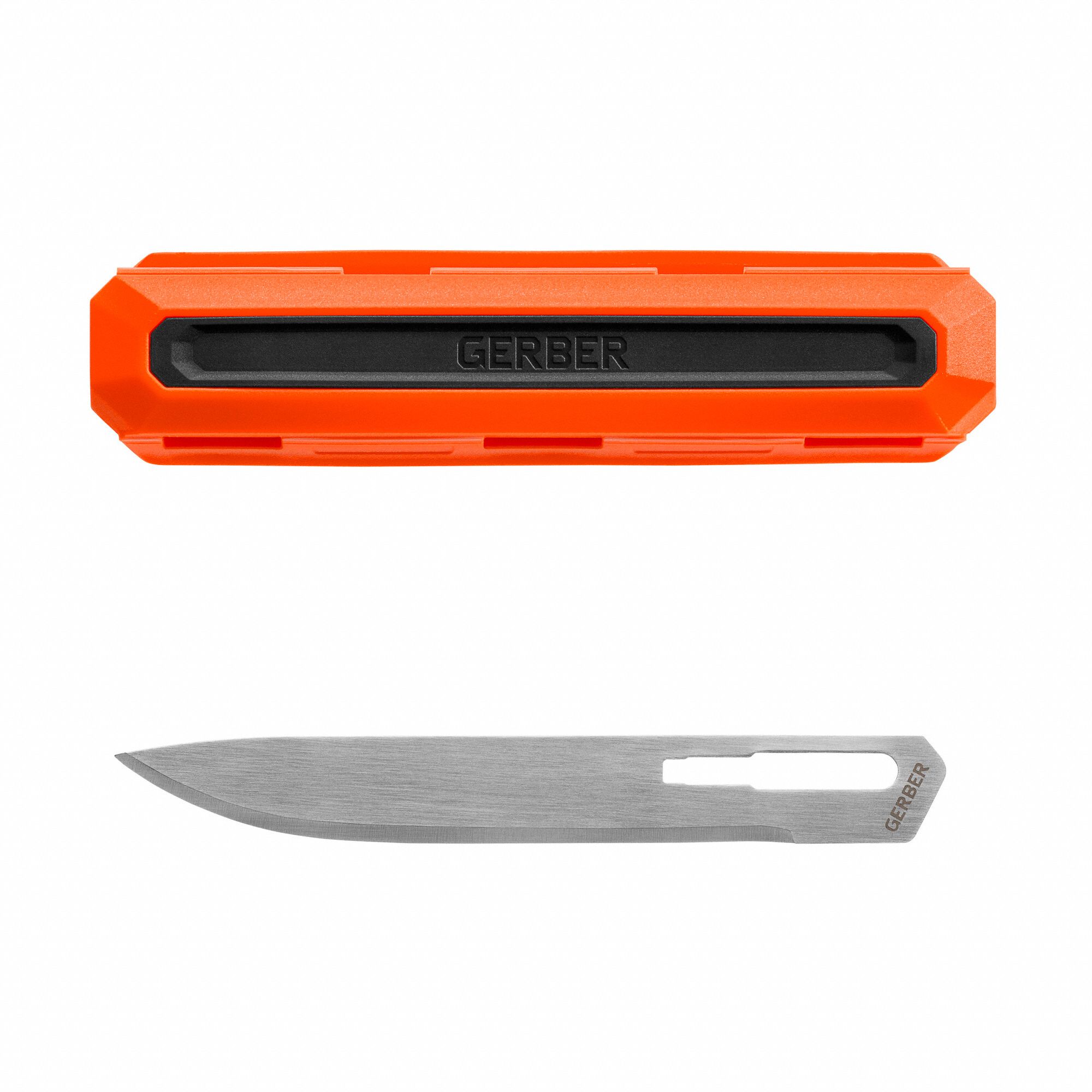 GERBER, Straight, 3 1/2 in Overall Lg, Fixed Blade Knife 783WF631