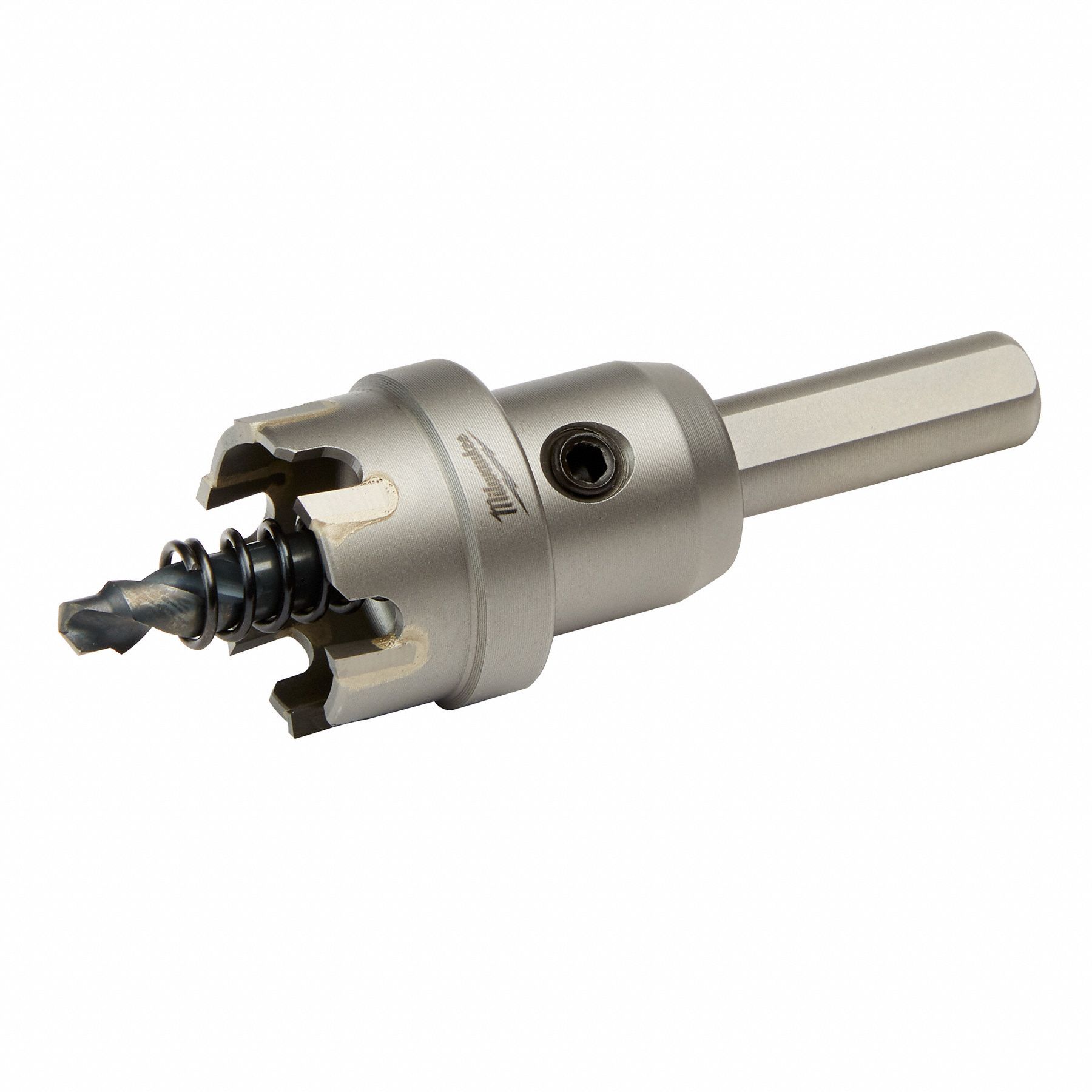 Hole Cutter: 1 in Saw Dia., 6 Teeth, 3/16 in Max. Cutting Dp, Carbide Tipped