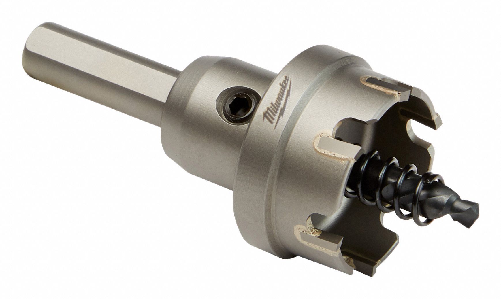 Hole Cutter: 1 1/4 in Saw Dia., 6 Teeth, 3/16 in Max. Cutting Dp, Carbide Tipped