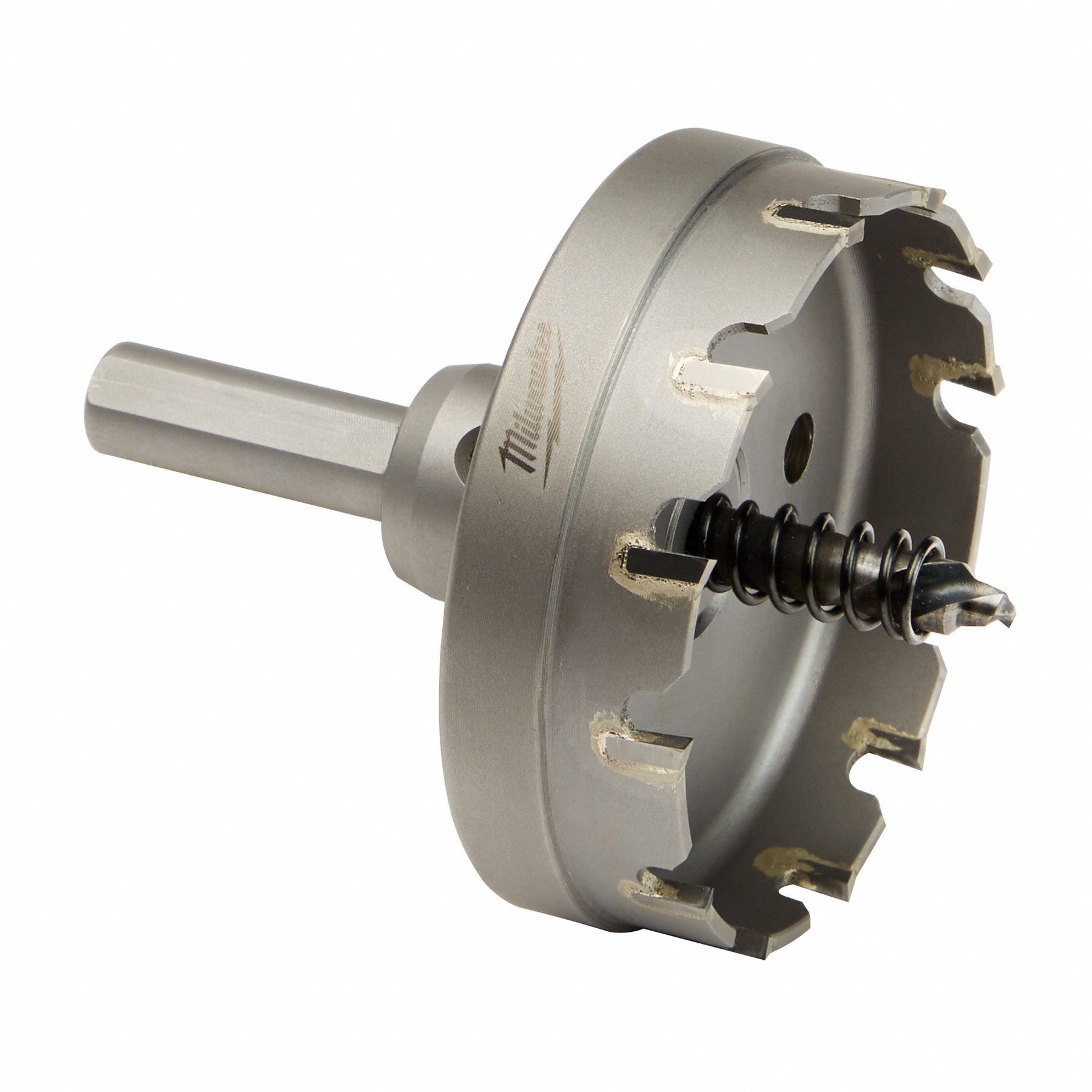 Hole Cutter: 2 1/2 in Saw Dia., 12 Teeth, 3/16 in Max. Cutting Dp, Carbide Tipped