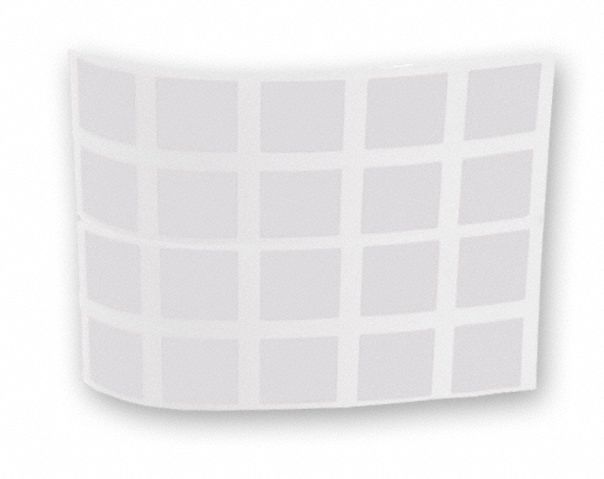 UV-C Indicator Sticker: UVC Indicator Sticker, 1/2 in Overall Wd, 1/2 in Overall Lg, B1540