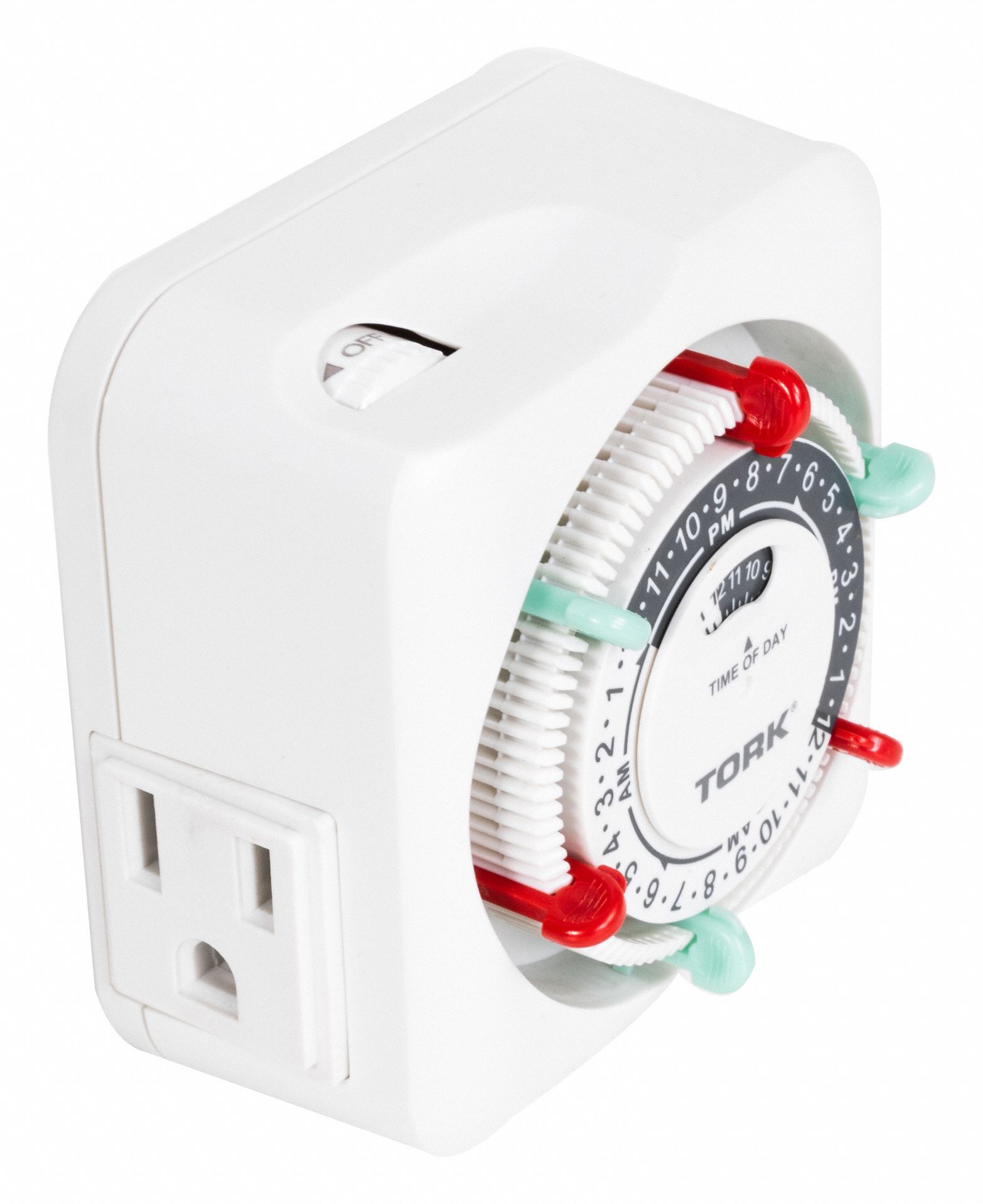 TORK Heavy Dutry Appliance Timer 30 min Min. Time Setting, 24 hr Max. Time Setting, White