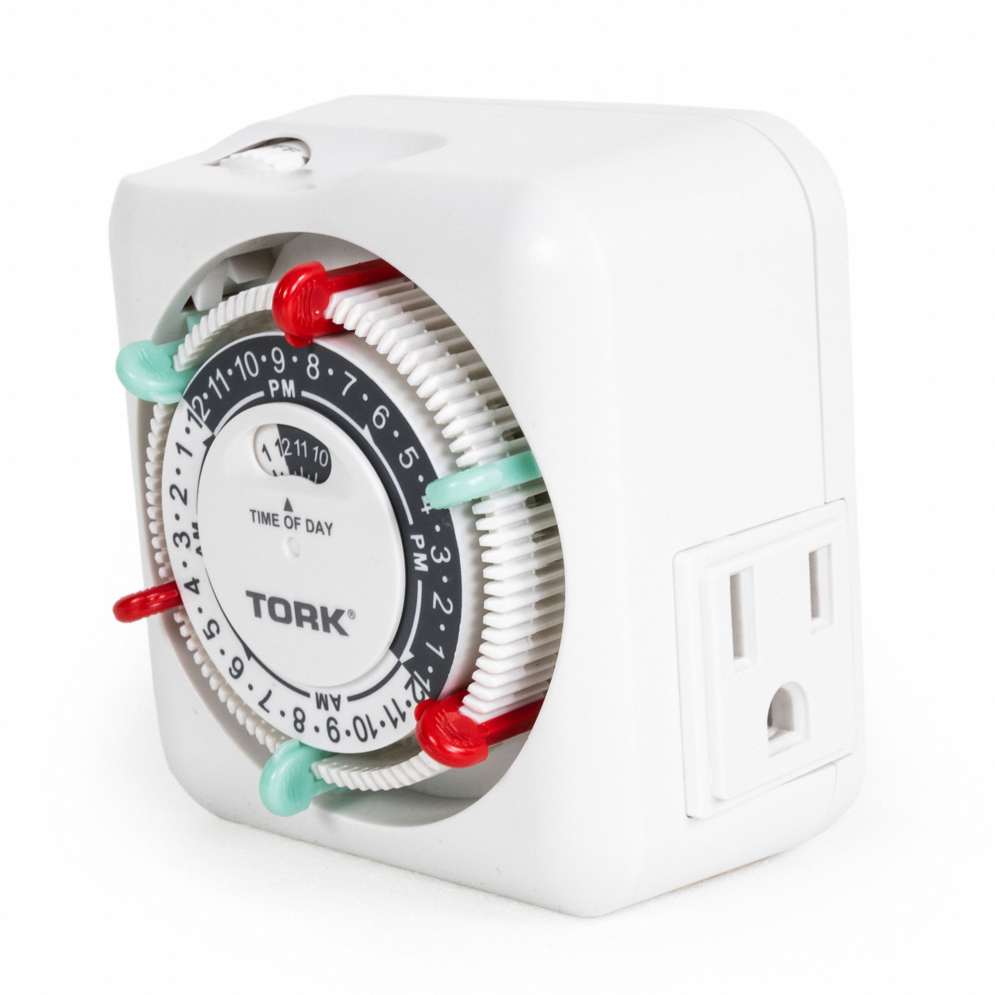 TORK Heavy Dutry Appliance Timer 30 min Min. Time Setting, 24 hr Max. Time Setting, White