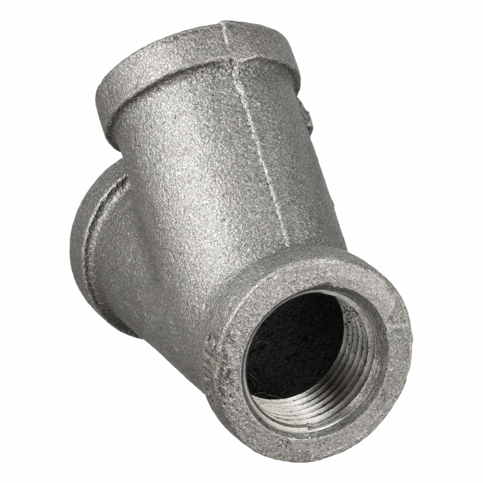 Wye: Malleable Iron, 3/4 in x 3/4 in x 3/4 in Fitting Pipe Size, Class 150, 69.5 mm Lg