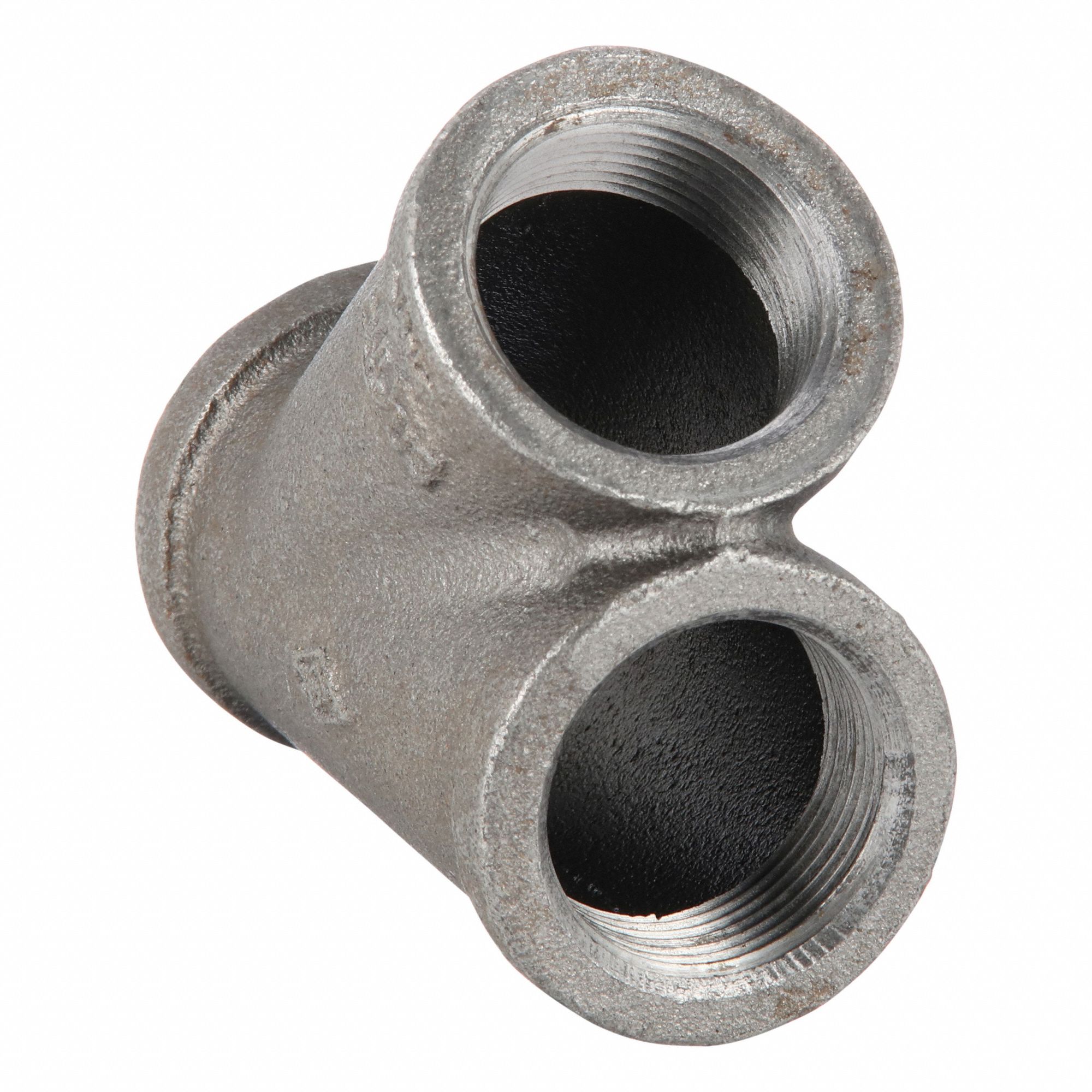 WYE: MALLEABLE IRON, 1¼ IN X 1¼ IN X 1¼ IN FITTING, CLASS 150, 98.5 MM LG