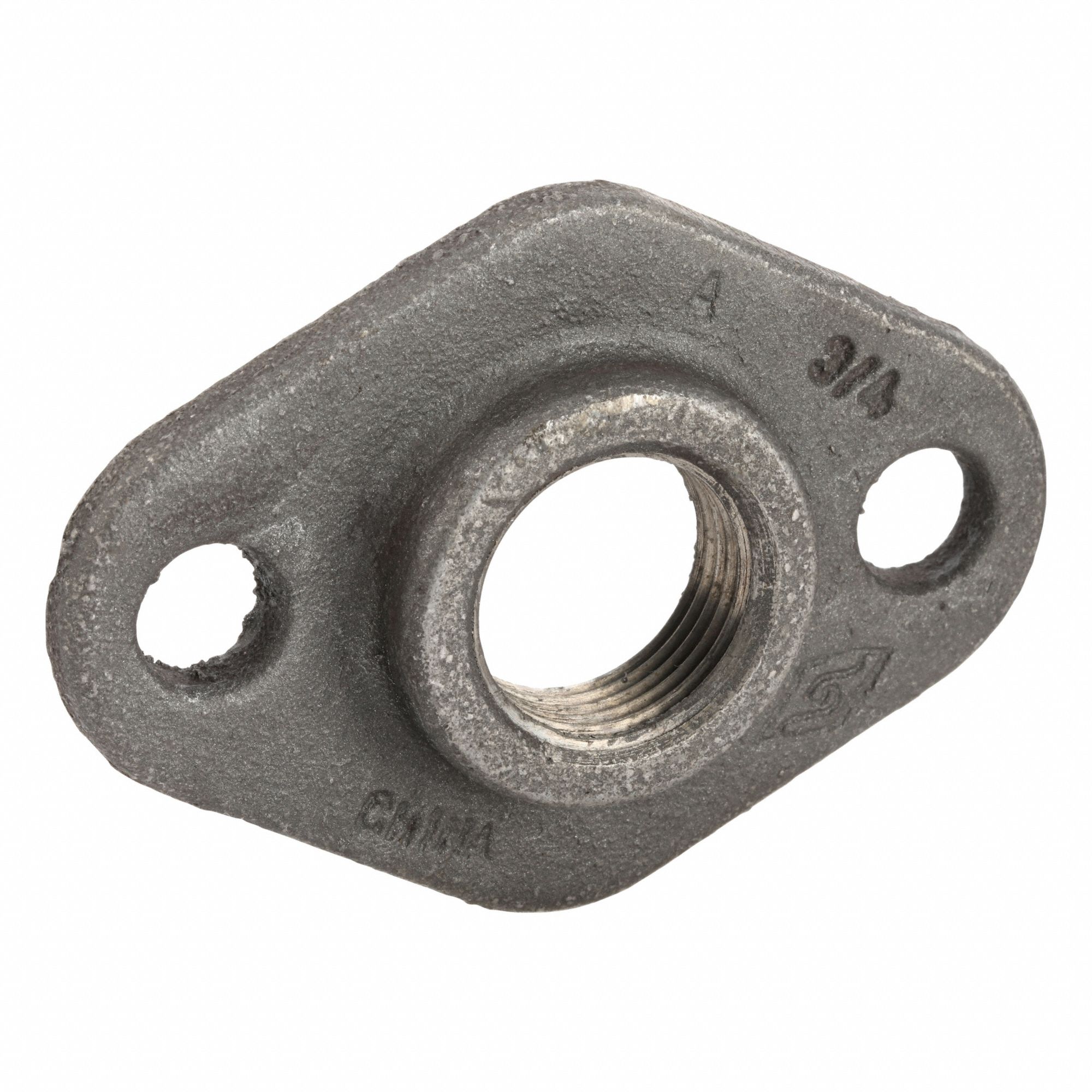 Waste Nut: Malleable Iron, 3/4 in Fitting Pipe Size, Female NPT, Class 150, 3/4-14 Thread Size