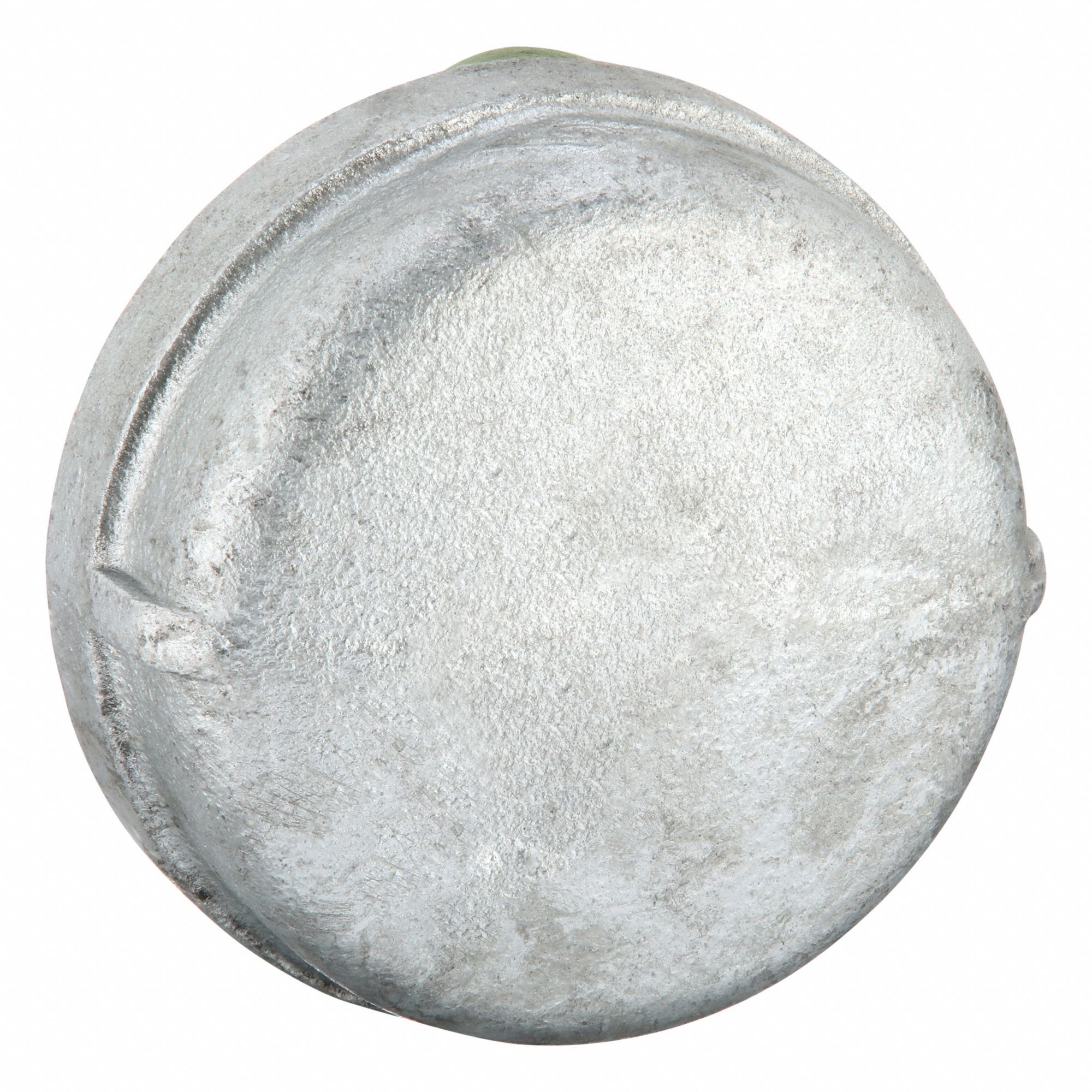 CAP,3 1/2 IN,GALVANIZED MALLEABLE IRON