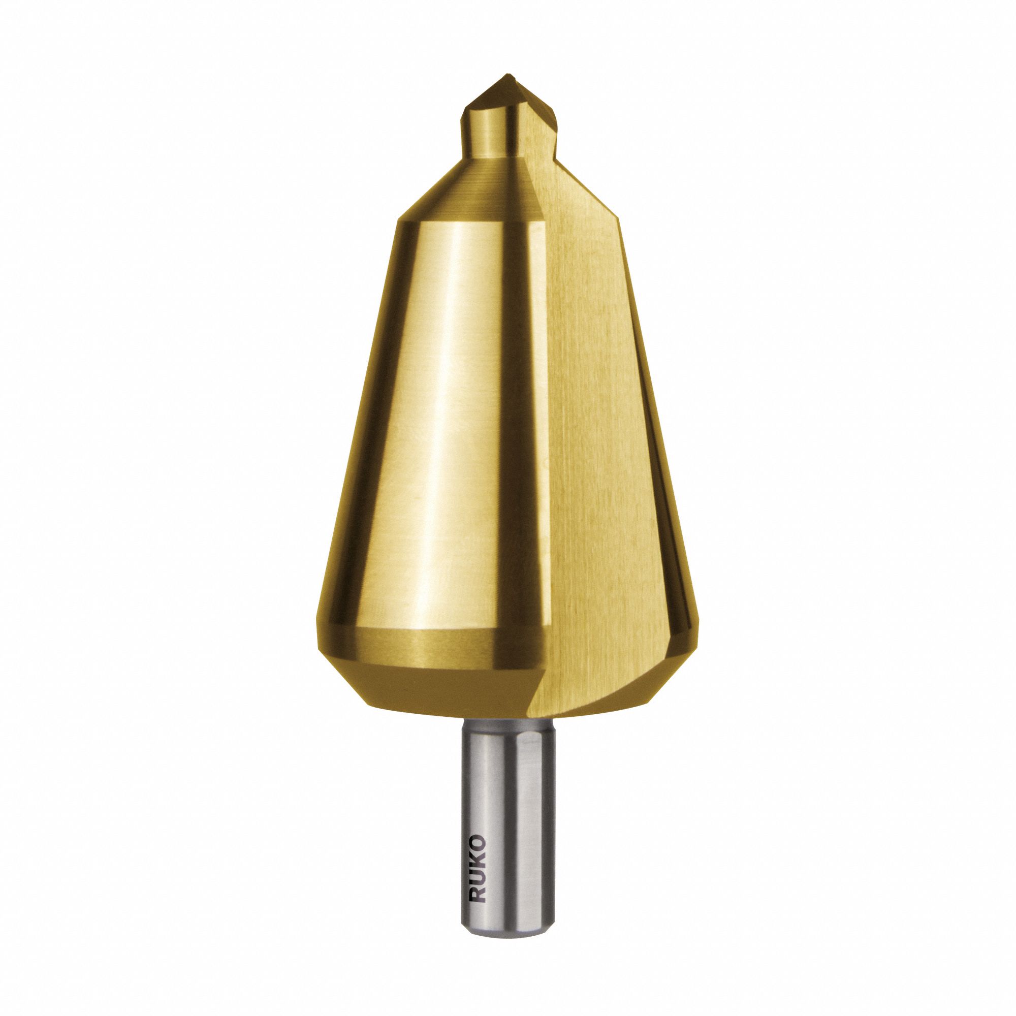 Tube and Sheet Drill: 24 mm to 40 mm, TiN-Coated HSS, 3-Flats Shank