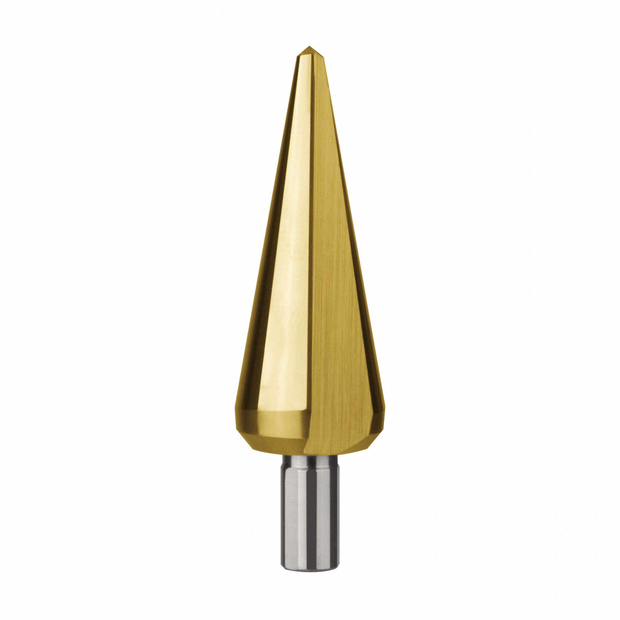 Tube and Sheet Drill: 5 mm to 25.4 mm, TiN-Coated HSS, 3-Flats Shank