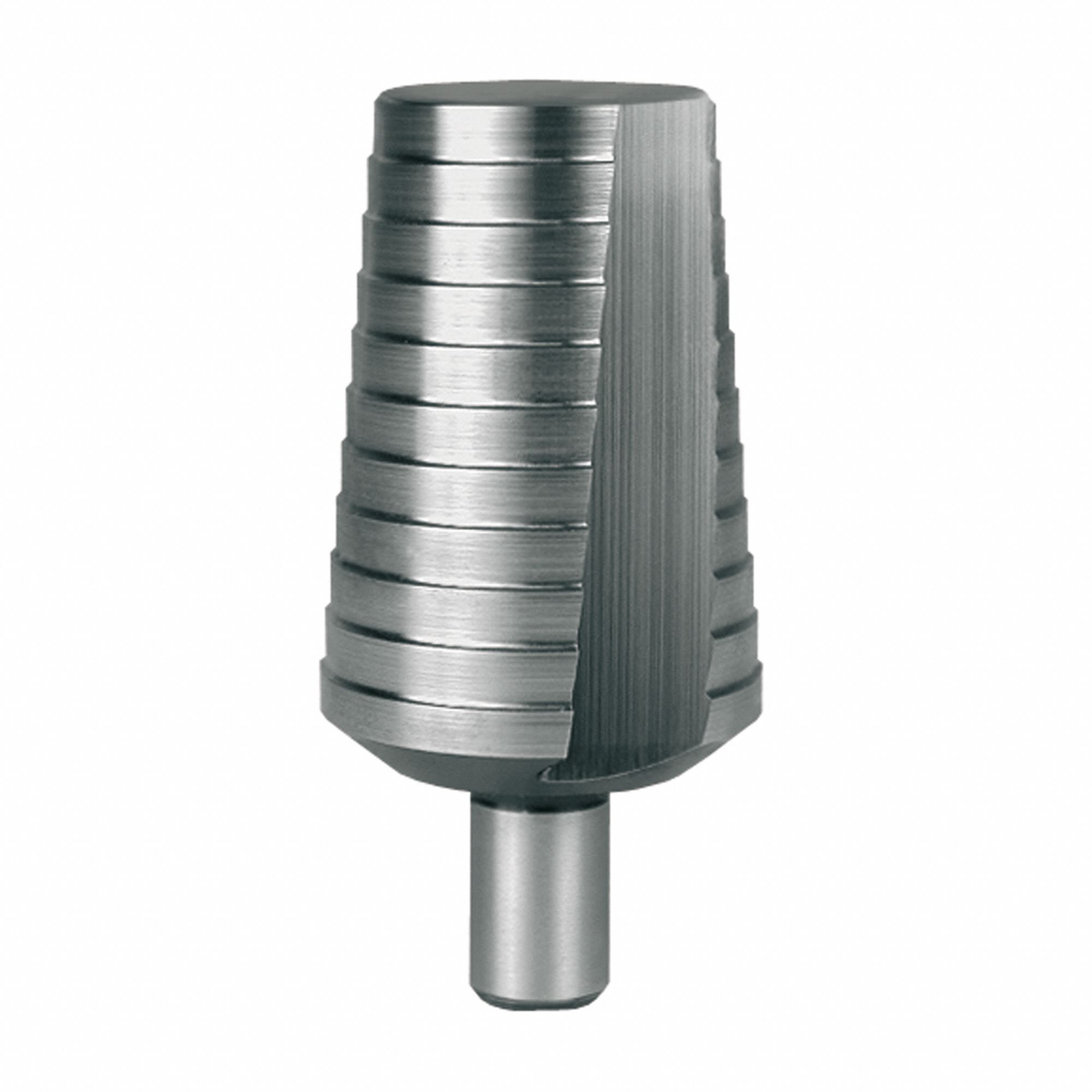 Step Drill Bit: 30 mm to 40 mm, HSS, 3-Flats Shank