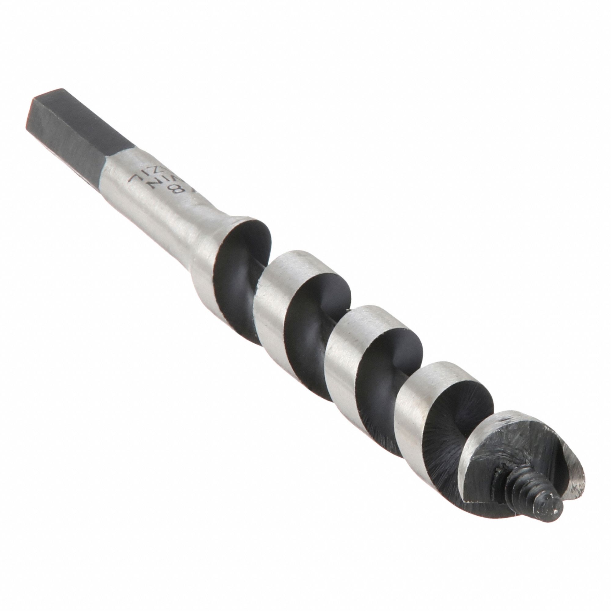 Auger Bits: 5/8 in Drill Bit Size, 7 1/2 in Overall Lg, Hex Shank, 5/16 in Shank Hex Size