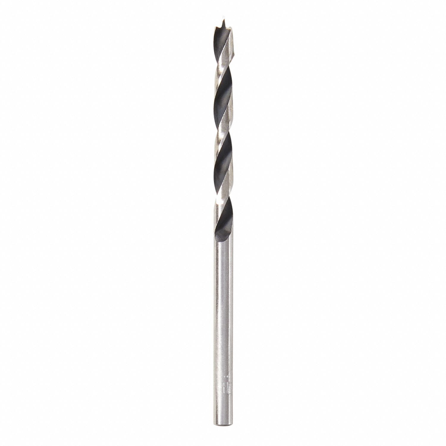 IRWIN, 1/8 in Drill Bit Size, 2 9/16 in Overall Lg, Brad Drill Bits ...