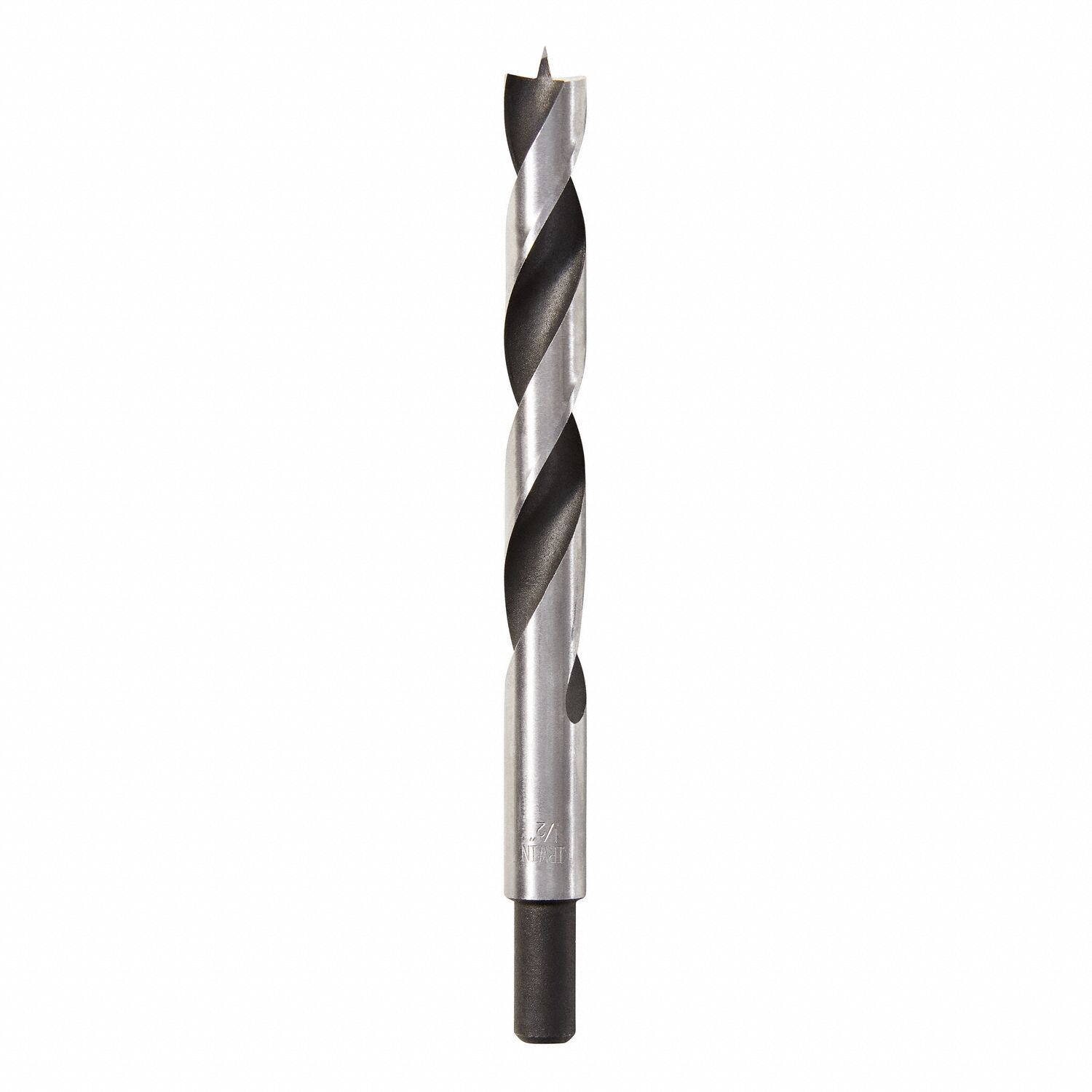 IRWIN, 1/2 in Drill Bit Size, 5 15/16 in Overall Lg, Brad Drill Bits
