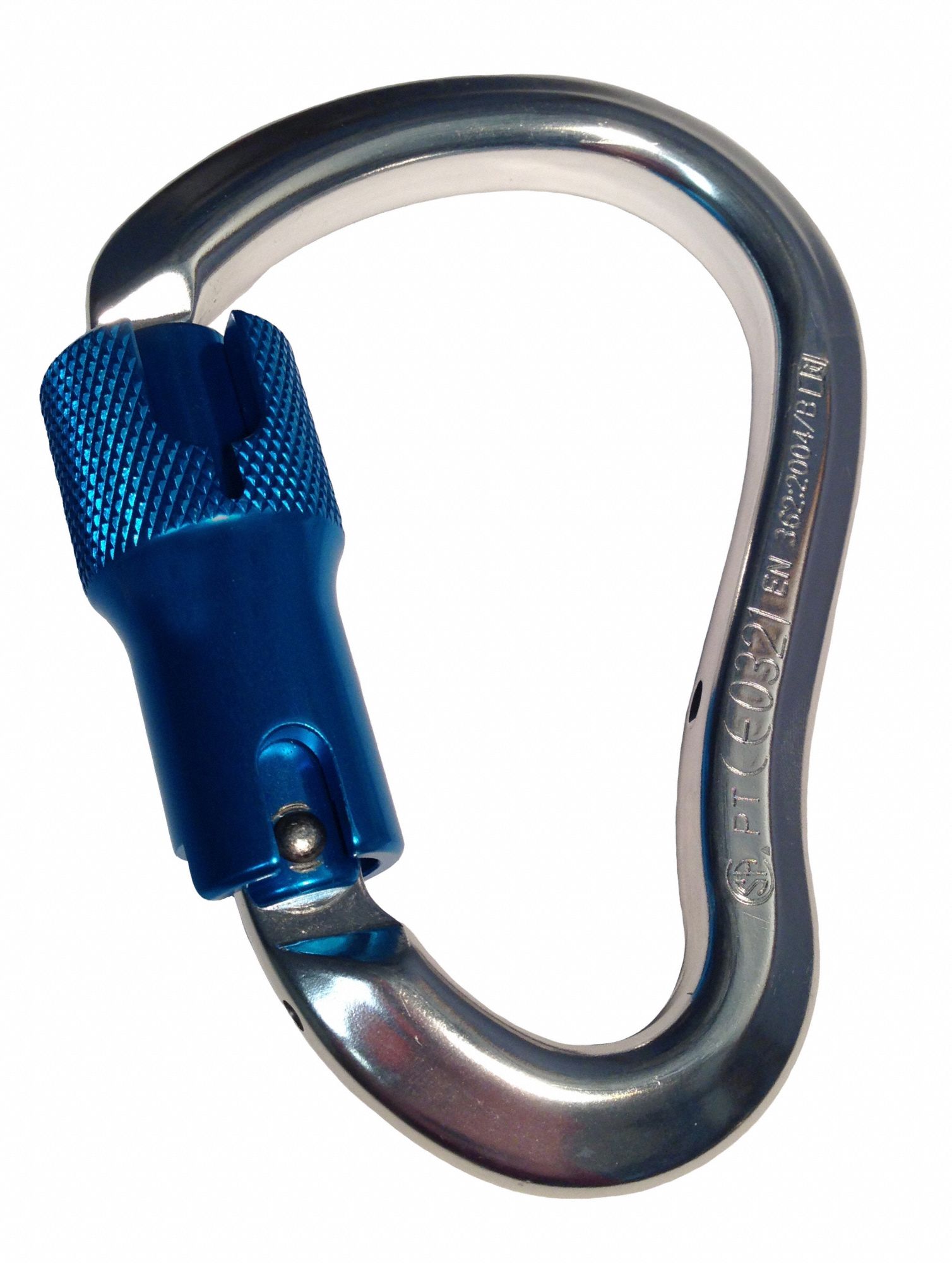 PeakWorks Lightweight 1 In. Double Locking Carabiner, Zinc Plated Steel