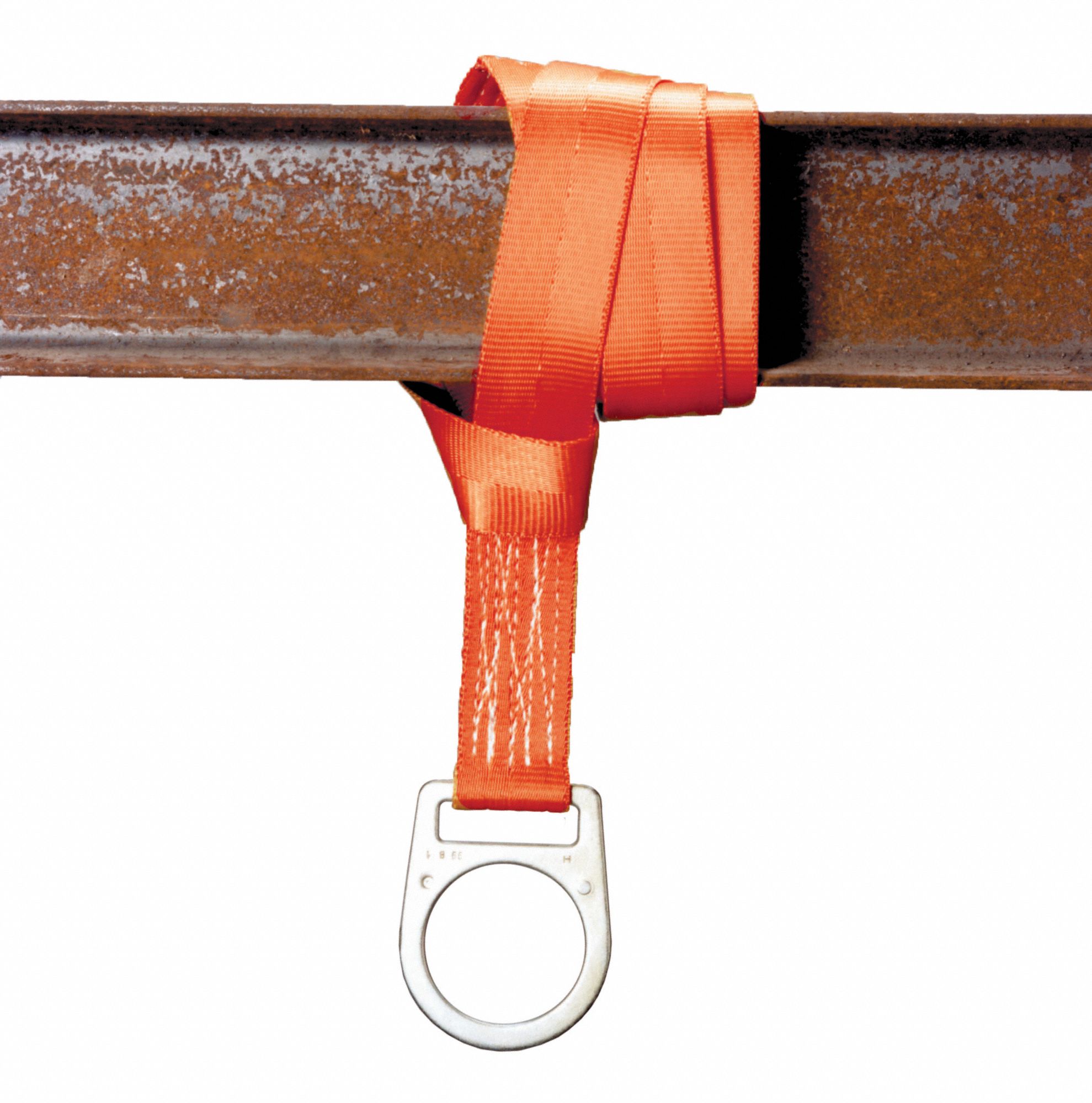 Cross Arm Strap: 3 ft Overall Lg, Polyester, Polyester, D-Ring, Reusable, Webbed Loop