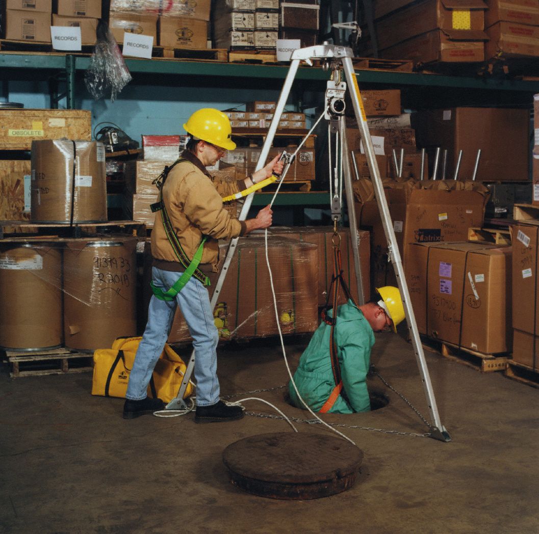 Rescue system Silver 300 lb Capacity