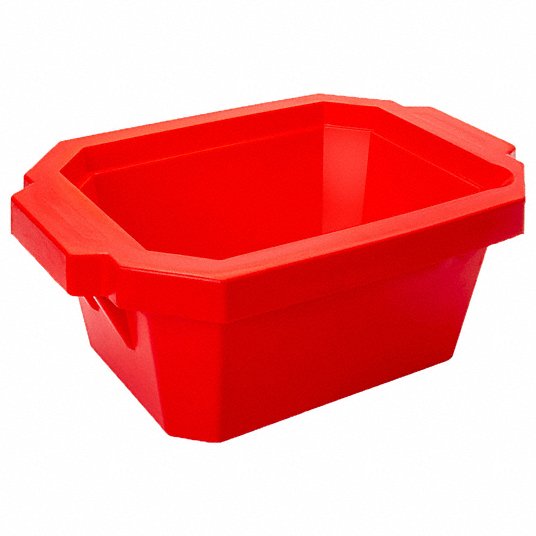 Ice Tray with Lid: Polyurethane Foam, Red, 152 mm Overall Ht, 380 mm Overall Lg