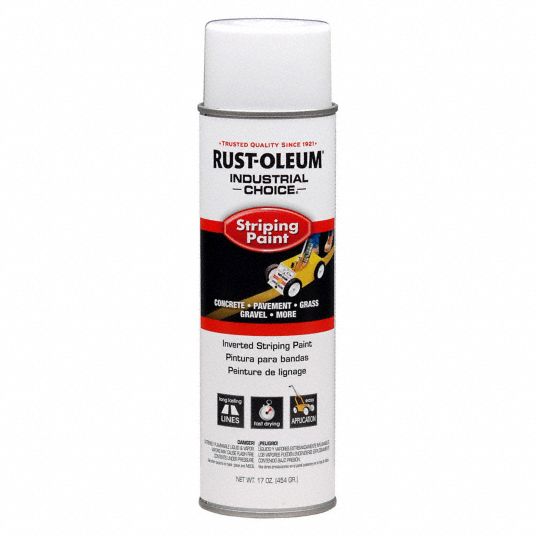RUST-OLEUM, Inverted Paint Dispensing, White, Striping Paint - 784GN5 ...