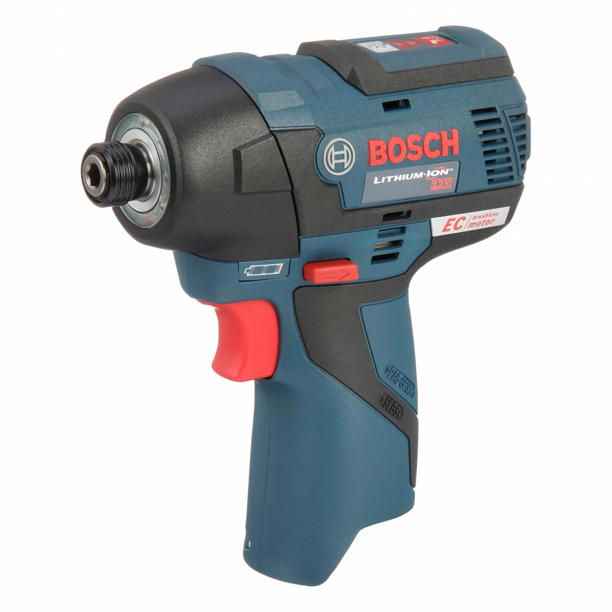 Impact Driver: 975 in-lb Max. Torque, 2, 600 RPM No Load Speed, Brushless, Pistol Grip, 12 V DC Volt