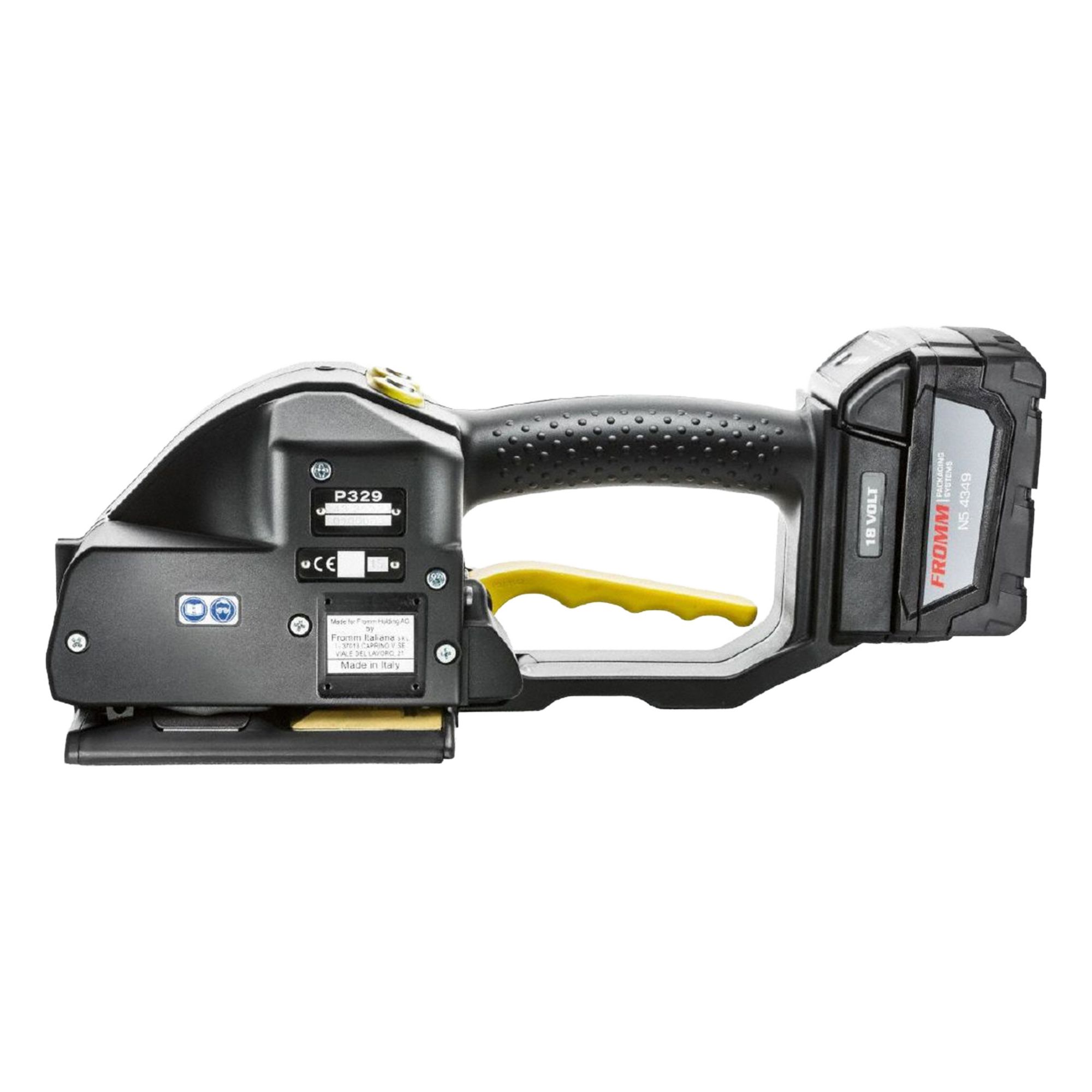 Battery Operated Strapping Tool: Fits 5⁄8 in Strap Wd, Fits .026 to .041 Strap Tensile