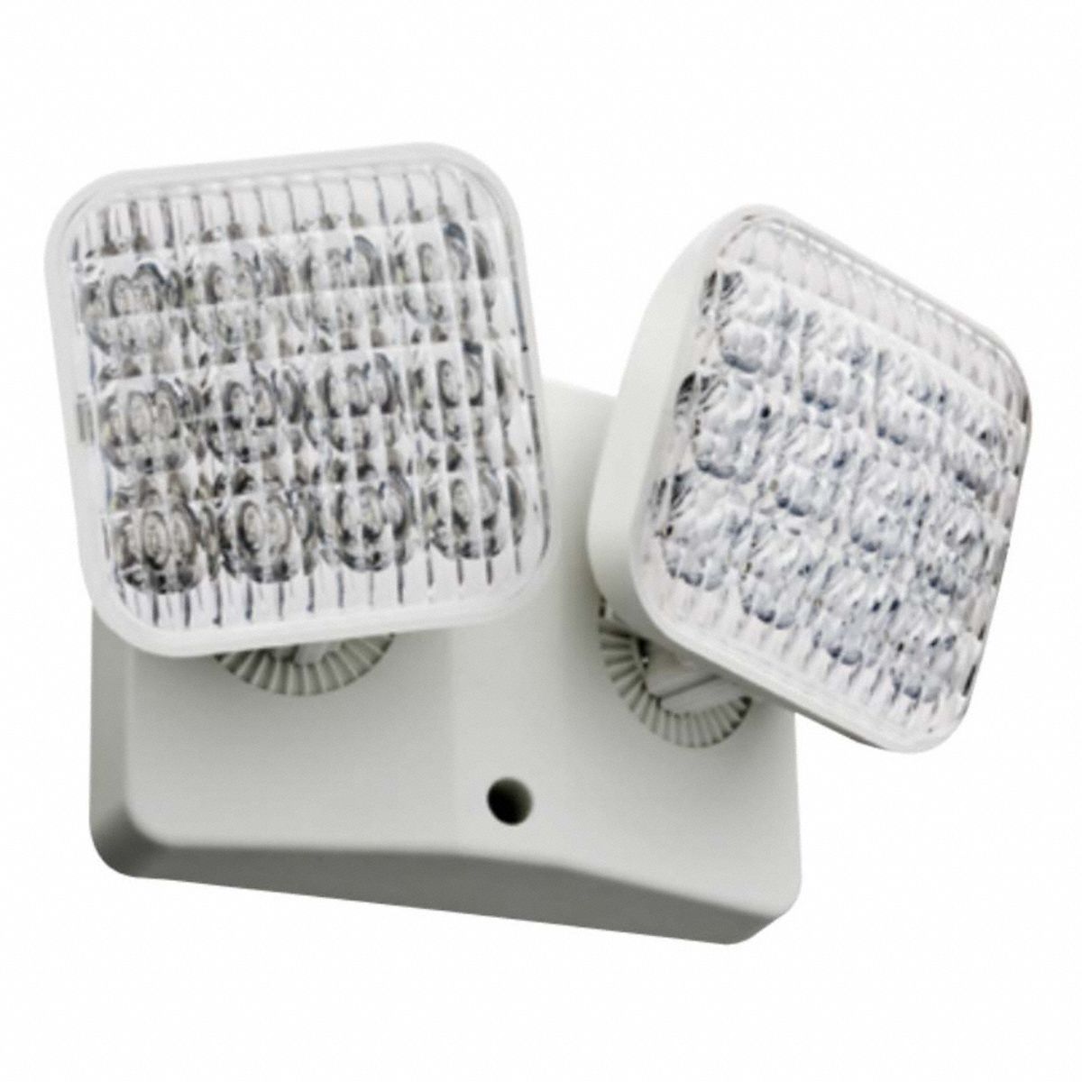Remote Head: LED, Plastic, Ceiling/Wall, 2 W Lamp Watt, 2 Lamps, 3.6 V, Adj, 13M588/487V38/487V39
