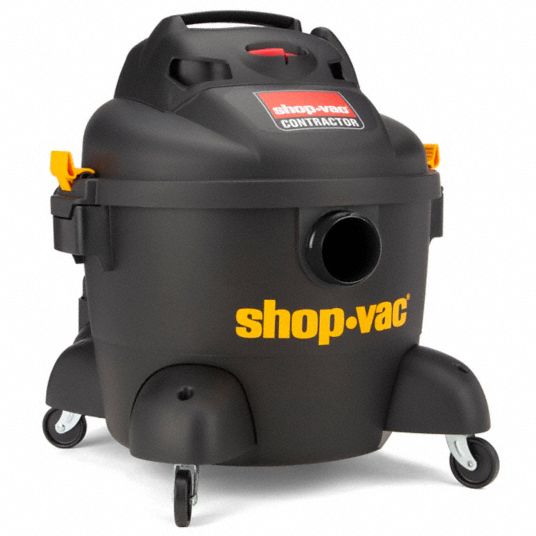 SHOP-VAC Shop Vacuum: 6 gal Tank Size, Plastic, 1 1/4 in Vacuum Hose Dia.,  85 cfm Vacuum Air Flow