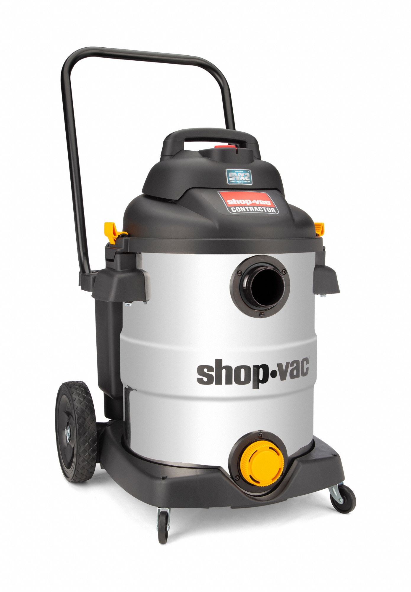 SHOP VACUUM,12 GAL,STAINLESS,105 CFM