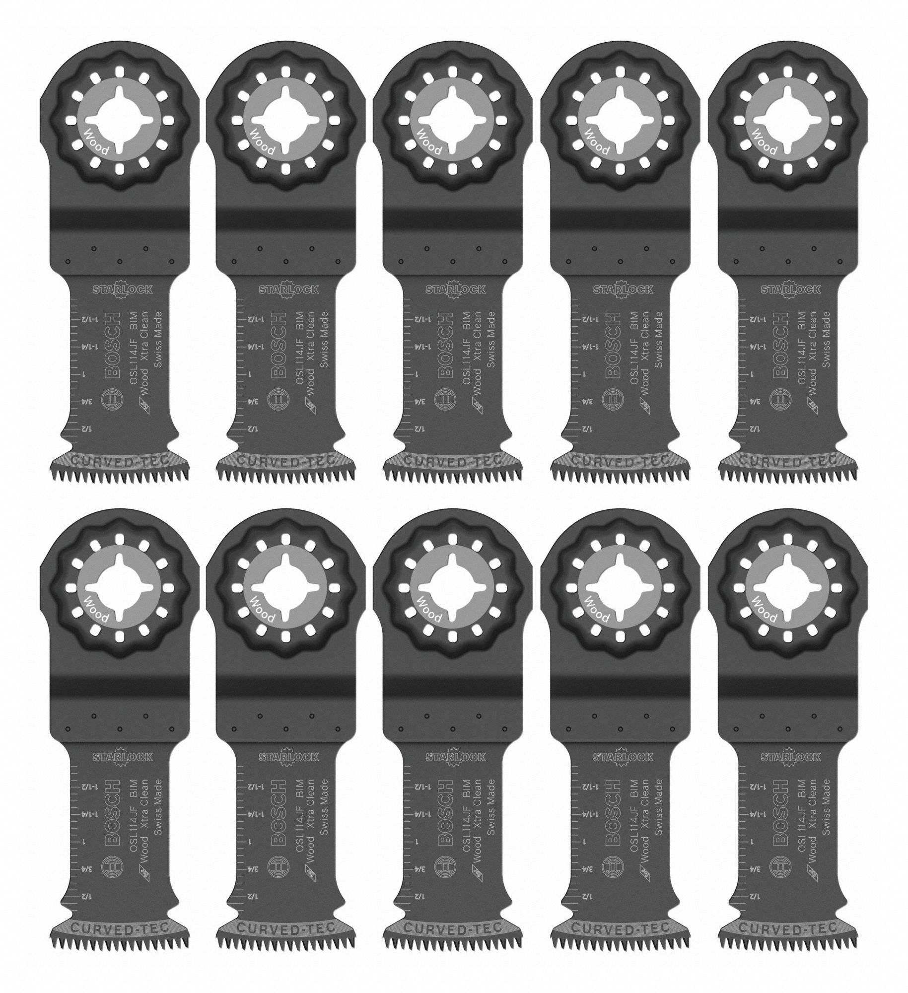 1 1/4 in Blade Wd, 4 in Blade Lg, Oscillating Tool Blade 784J18