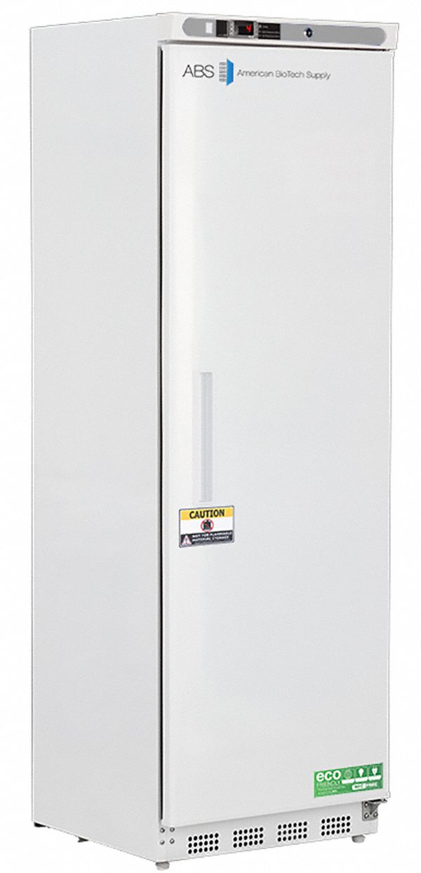 Refrigerator: 14 cu ft, Upright, 1°C to 10°C, 24 3/8 in Overall Dp, 1 Doors