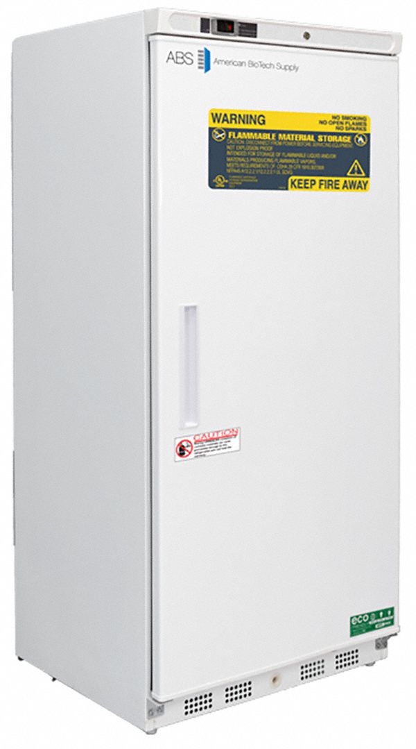 Refrigerator: 17 cu ft, Upright, 1°C to 10°C, 28 5/8 in Overall Dp, 1 Doors