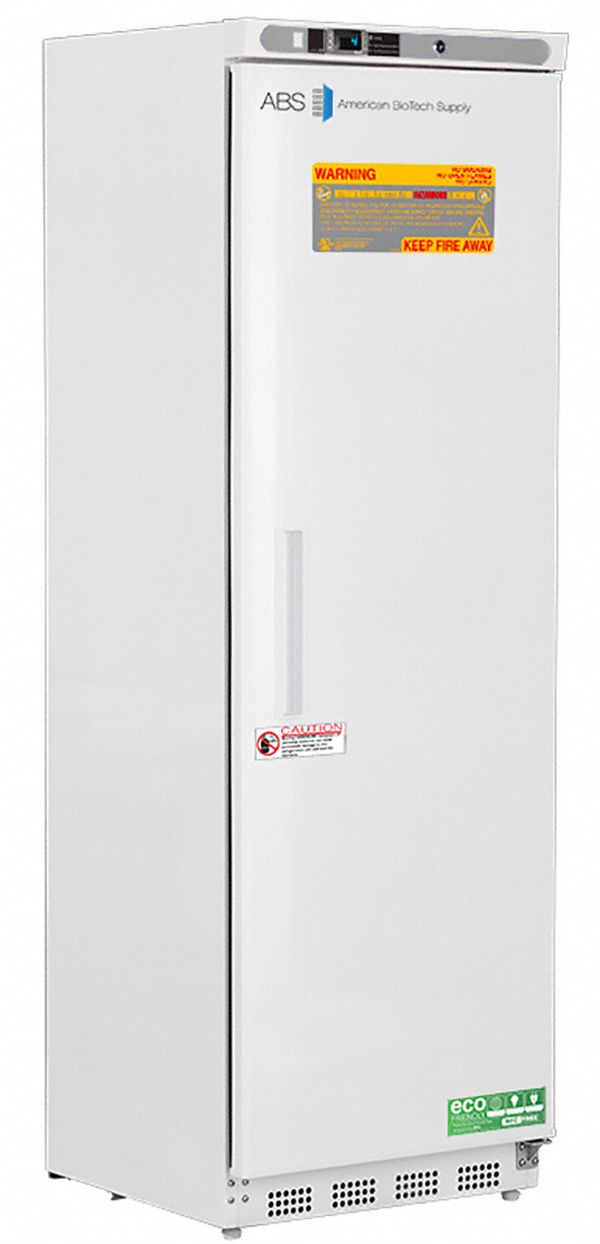 Refrigerator: 14 cu ft, Upright, 1°C to 10°C, 24 3/8 in Overall Dp, 1 Doors