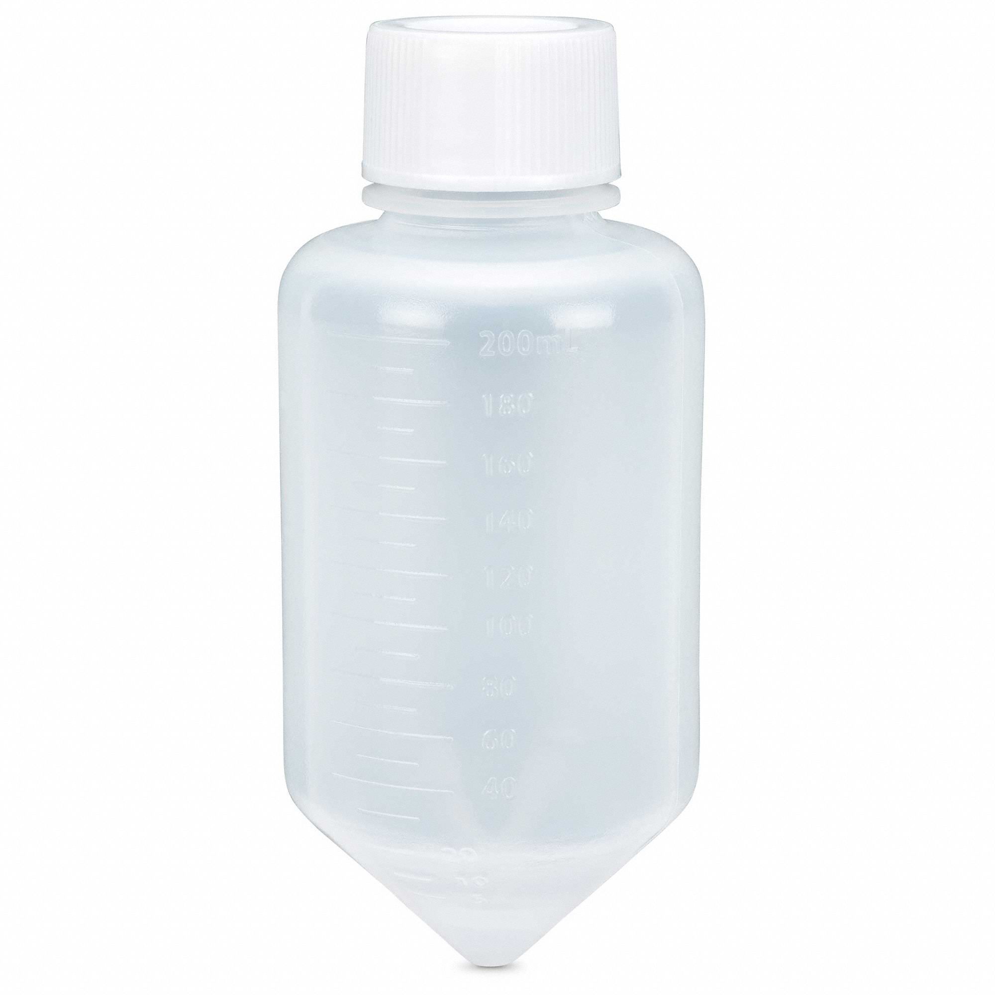 Large Volume Centrifuge Tubes: Polypropylene, 7.6 oz Capacity - oz, 225 mL Capacity - mL, Clear