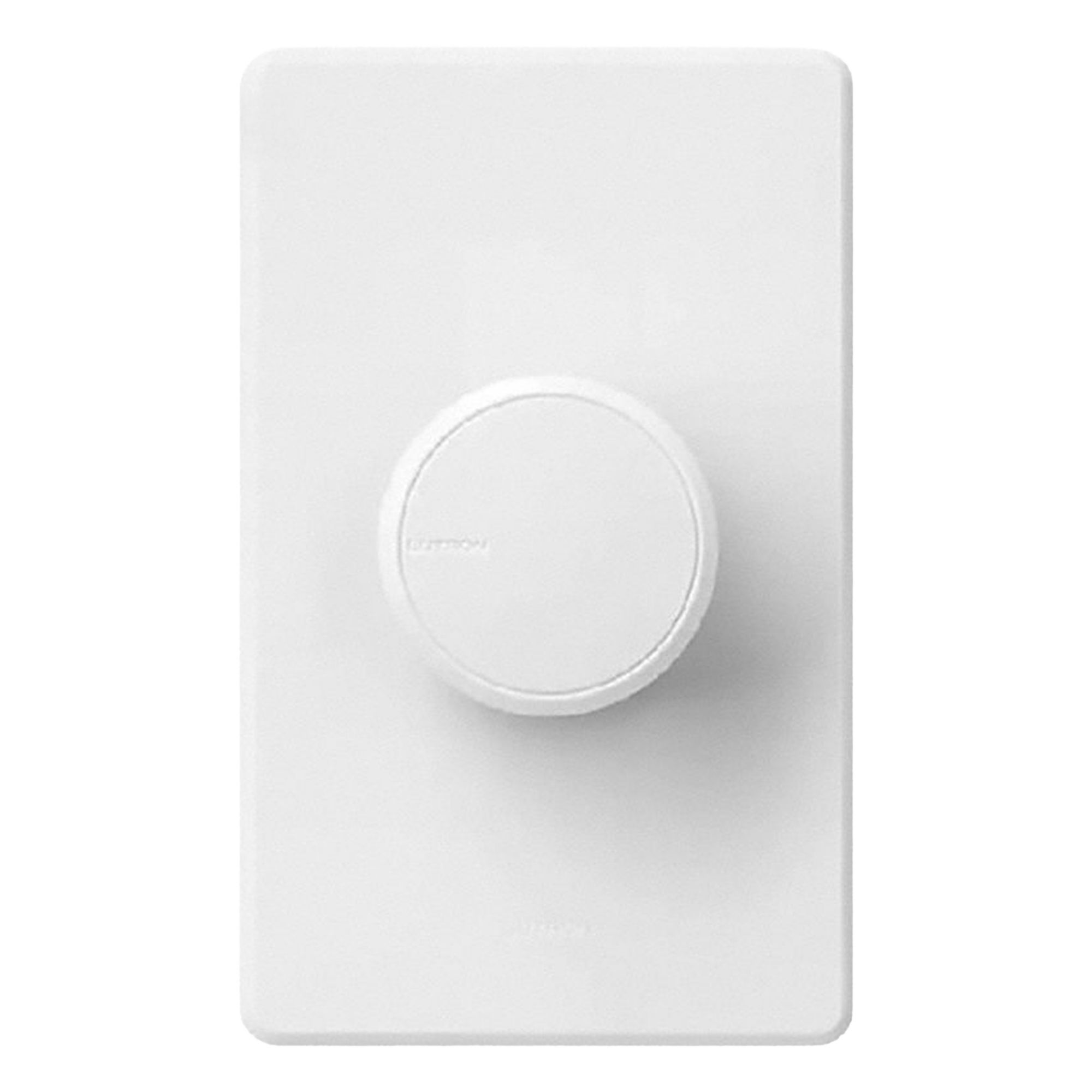 Lighting Dimmer: Fluorescent/Halogen/Incandescent/LED, 1-Pole, 3-Way, 120V AC, White, Dalia