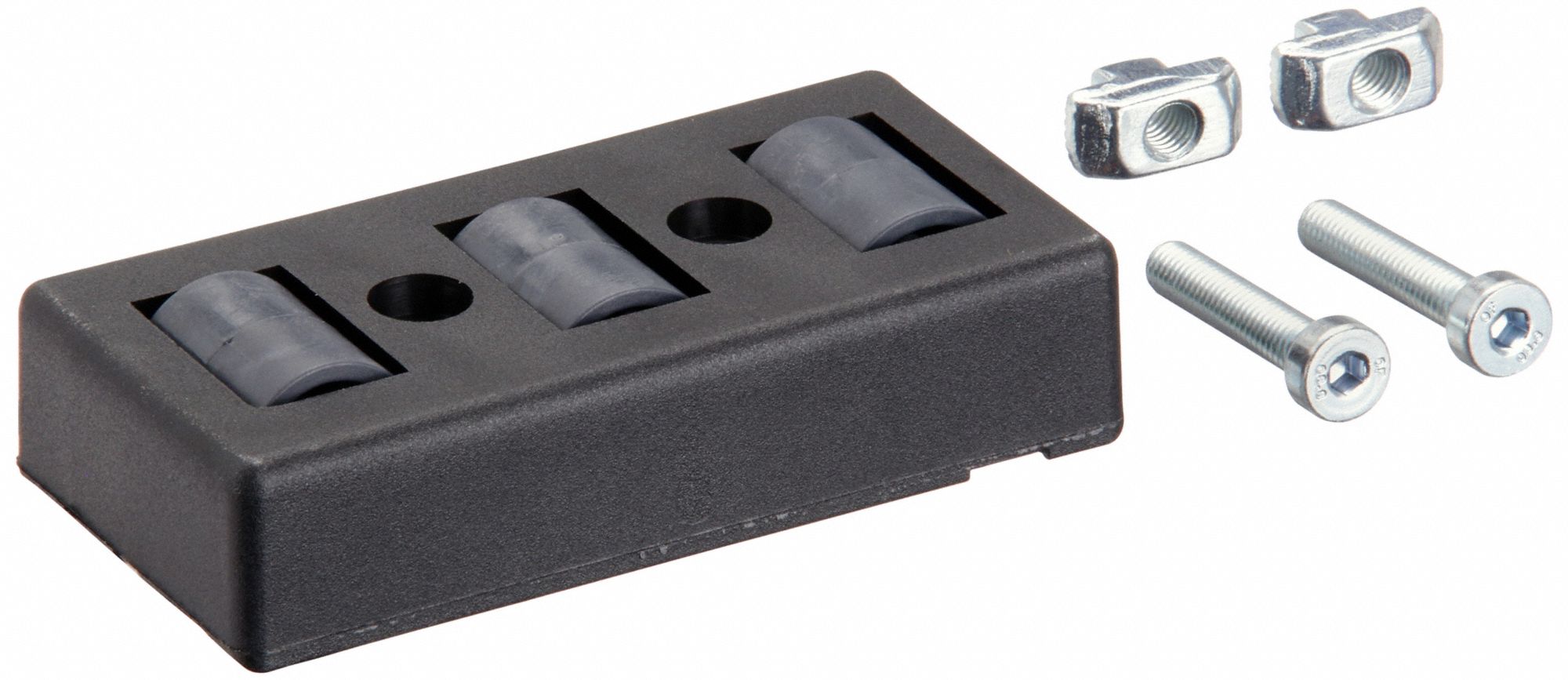 Roller Element: 30 mm x 40 mm, PA6 GF30, Black, Roller Element