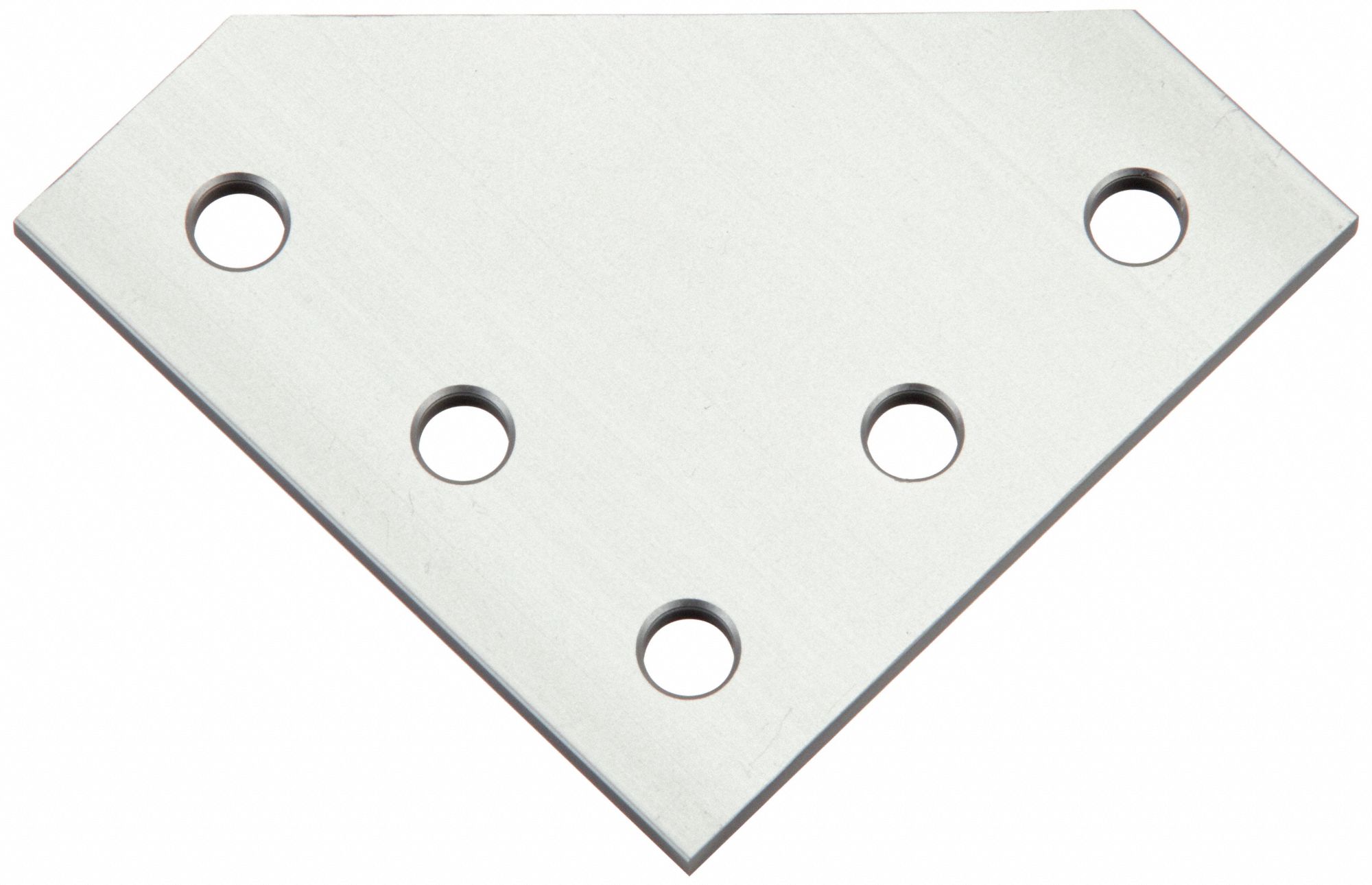 JoiningPlate, Aluminum, Gray, 13/64in, 3in