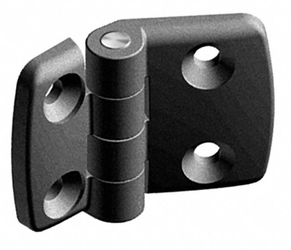 Hinge Polyamide Black 48 mm 52 mm