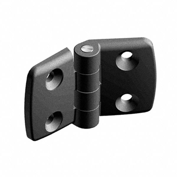 Hinge Polyamide Black 48 mm 77 mm