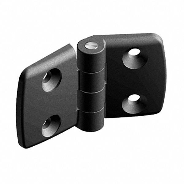 Hinge Polyamide Black 48 mm 87 mm