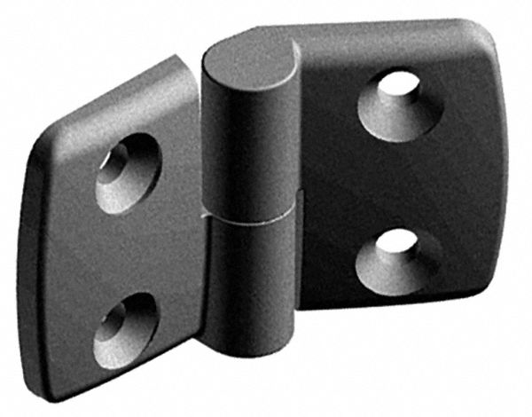 LiftOffHinge Polyamide Black 48mm 77mm