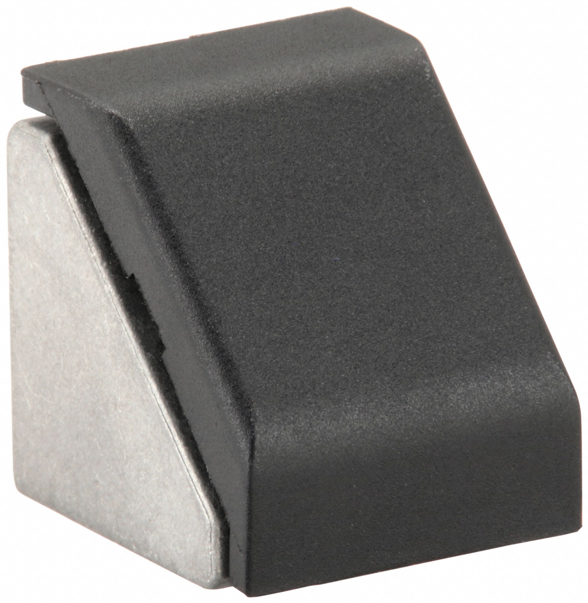 Connection Angle Kit with Cap: Connection Angle Kit with Cap, 40 Series, 38 mm x 36 mm x 36 mm, Gray