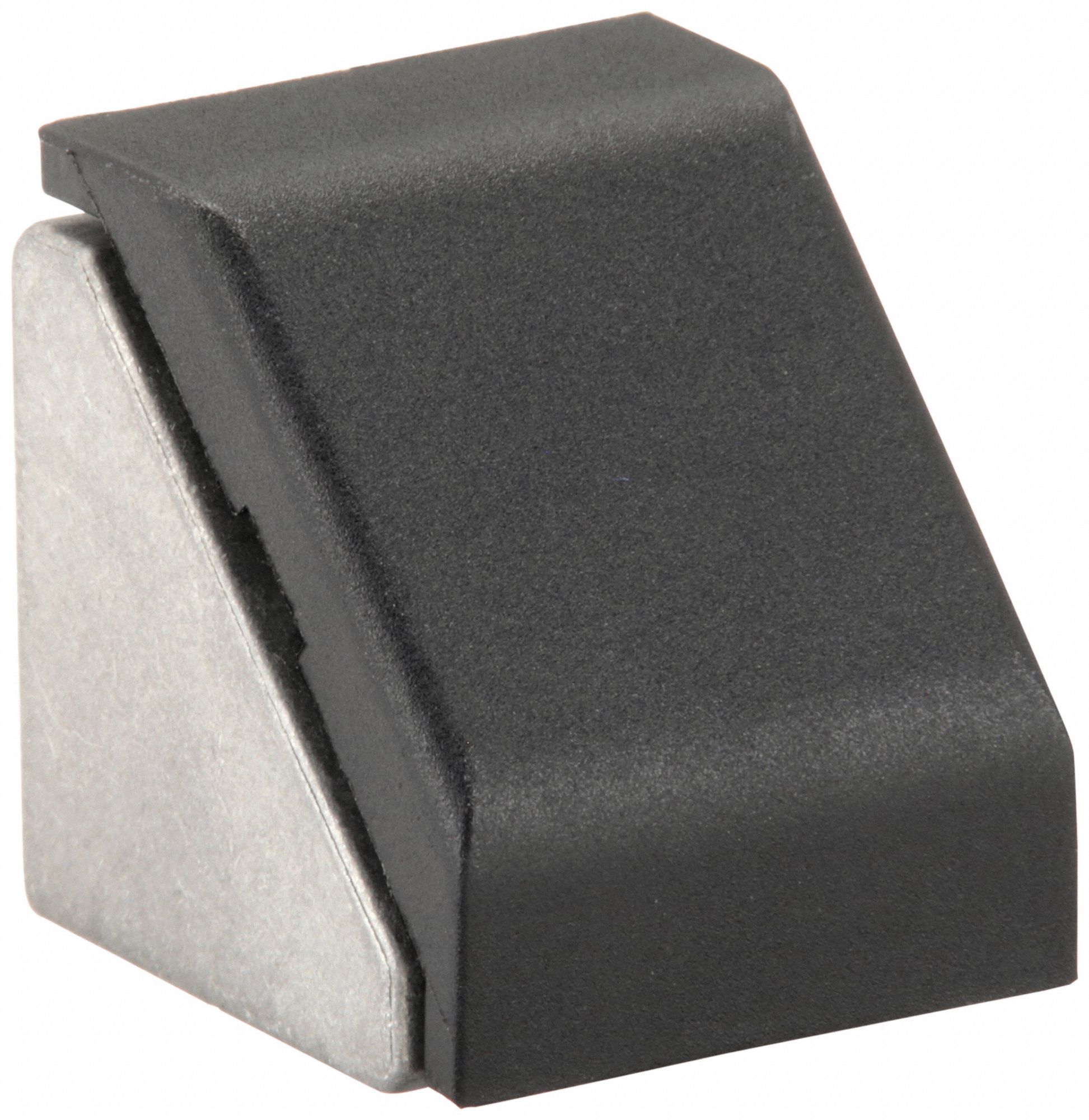 Connection Angle Kit with Cap: Connection Angle Kit with Cap, 40 Series, 38 mm x 36 mm x 36 mm, Gray