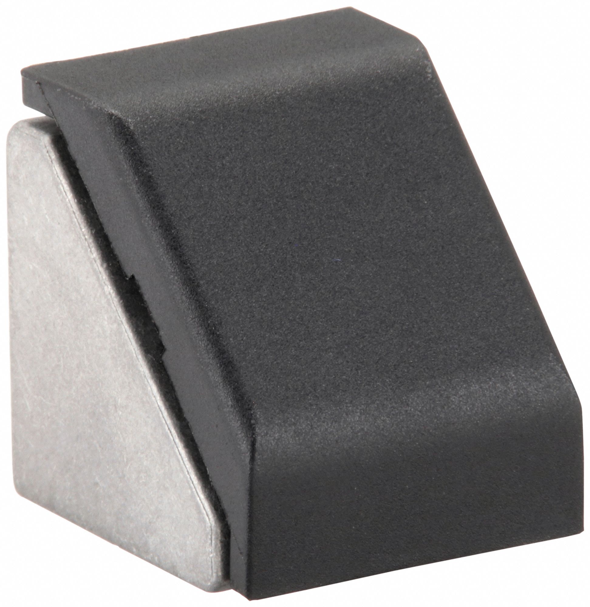 Connection Angle Kit with Cap: Connection Angle Kit with Cap, 45 Series, 45 mm x 41 mm x 41 mm, Gray