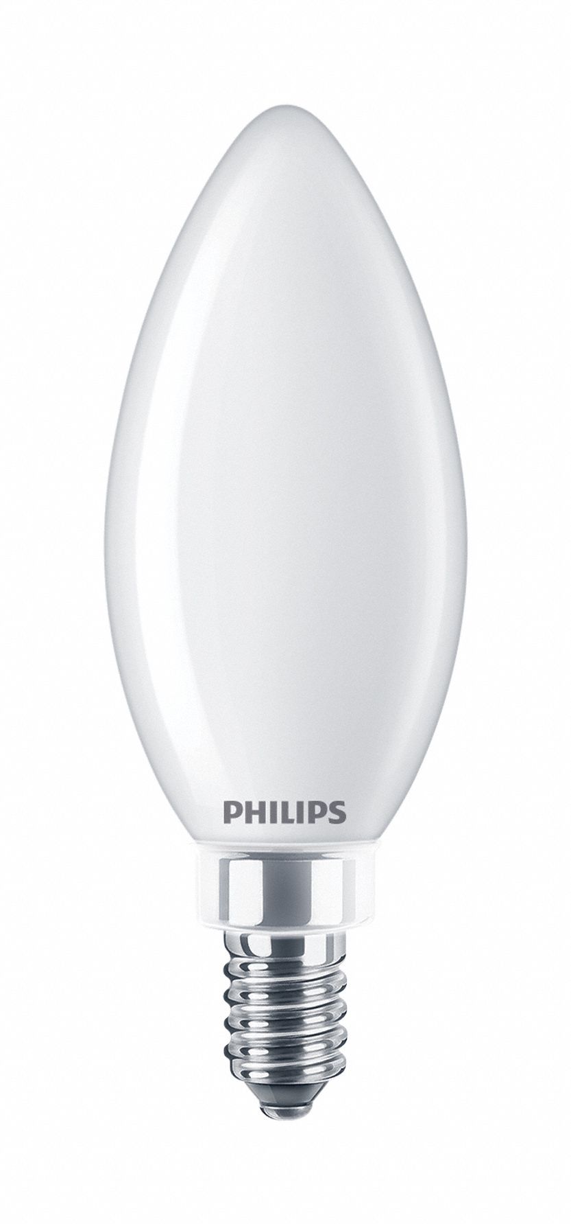 Compact LED Bulb: Candelabra Screw (E12), LED, (B) Bullet, B11, 5 W Watt, 2700K, Frosted