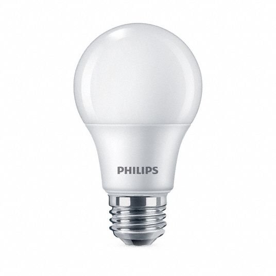 PHILIPS, Medium Screw (E26), LED, Compact LED Bulb - 784ND4|8.8A19/LED ...