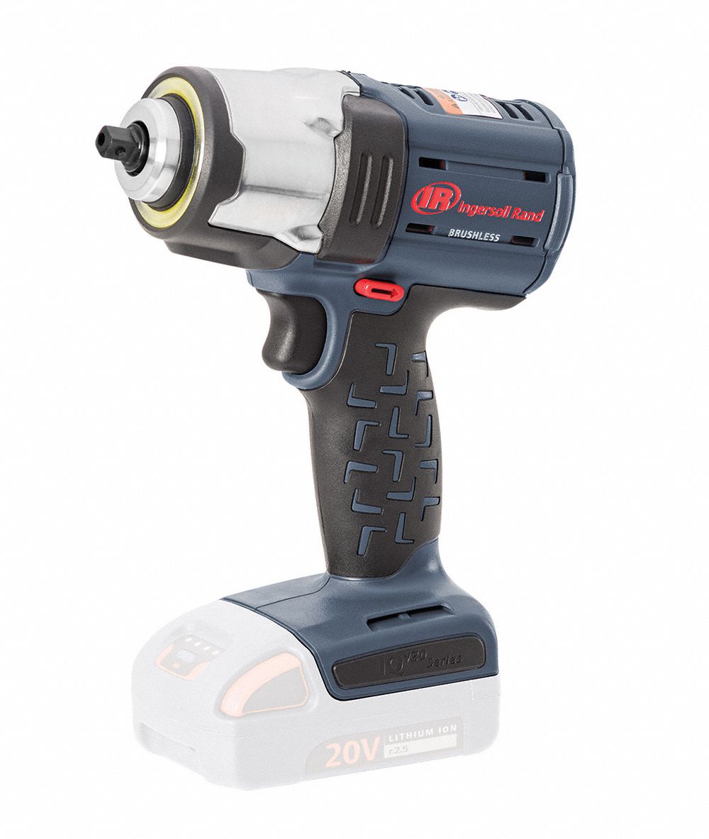 Impact Wrench: 3/8 in Drive Size, 340 ft-lb Fastening Torque, Brushless, 20 V DC Volt