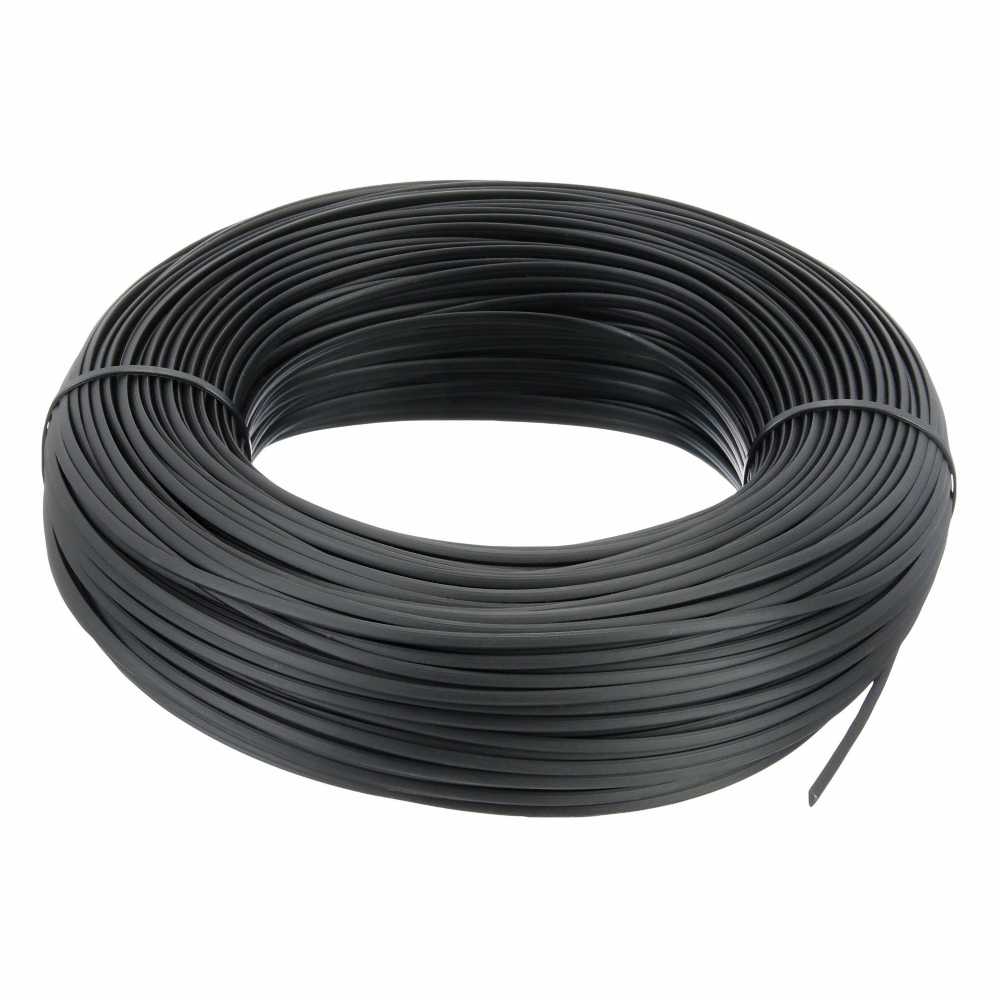 Plastic Welding Rod: UHMW Polyethylene, Triangular, 5/32 in x 450 ft, Black, 5 lb