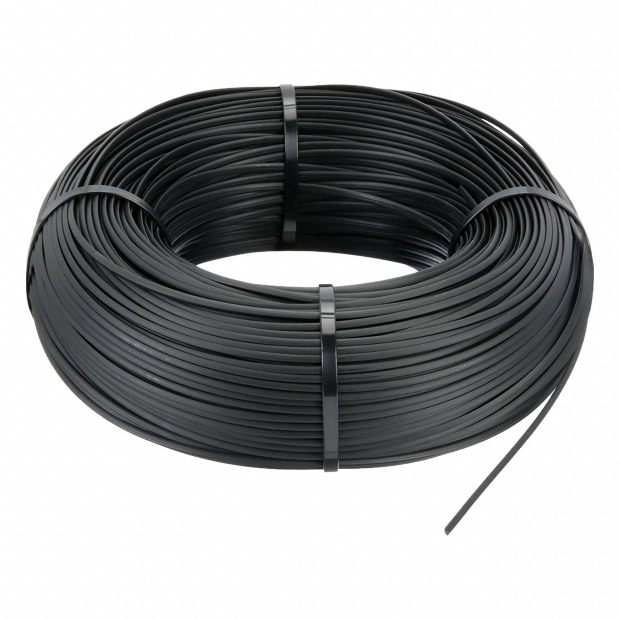 Plastic Welding Rod: UHMW Polyethylene, Triangular, 5/32 in x 900 ft, Black, 10 lb